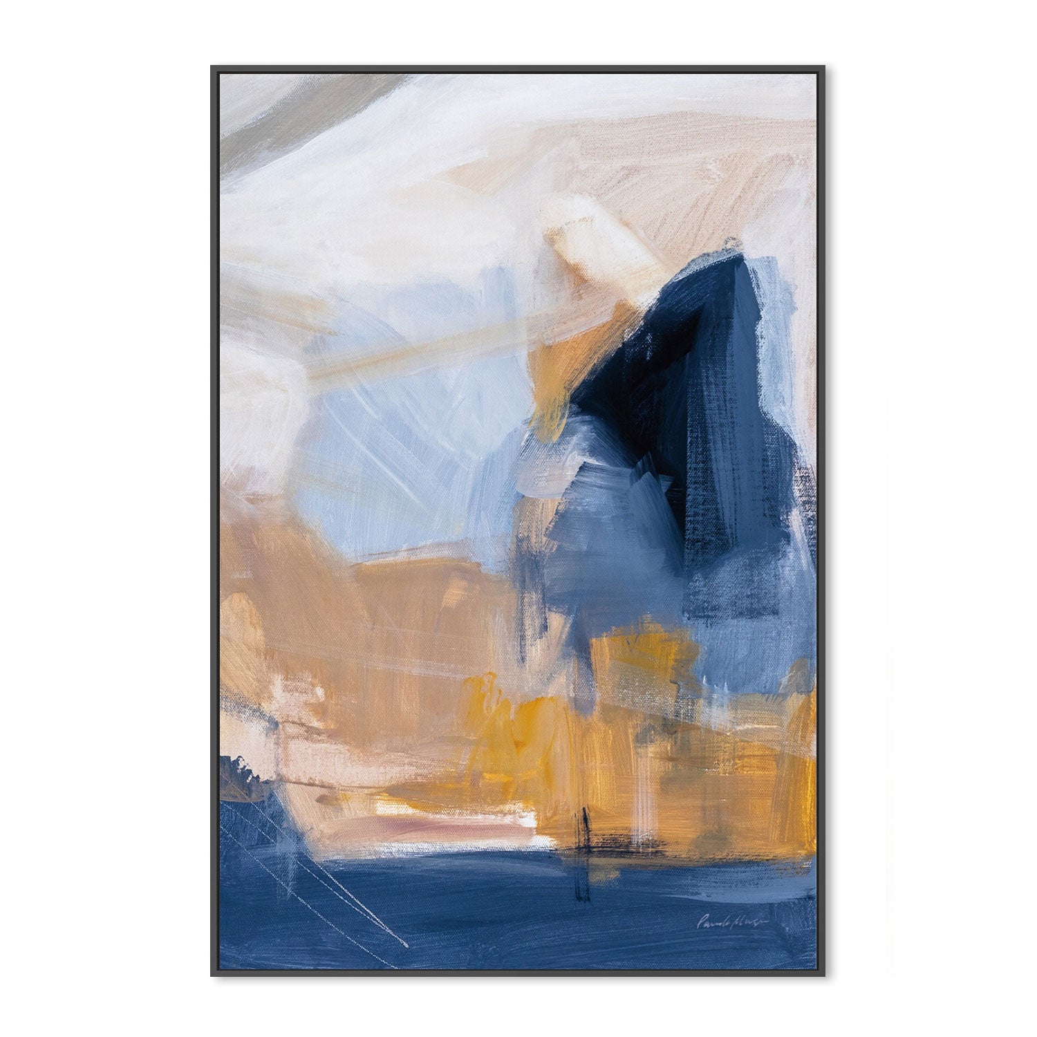 wall-art-print-canvas-poster-framed-Riverbank-by-Pamela Munger-Gioia Wall Art