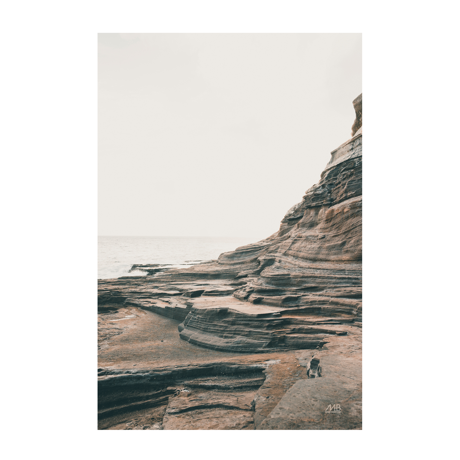 wall-art-print-canvas-poster-framed-Rocky Shore Hawaii , By Max Blakesberg Studios-1