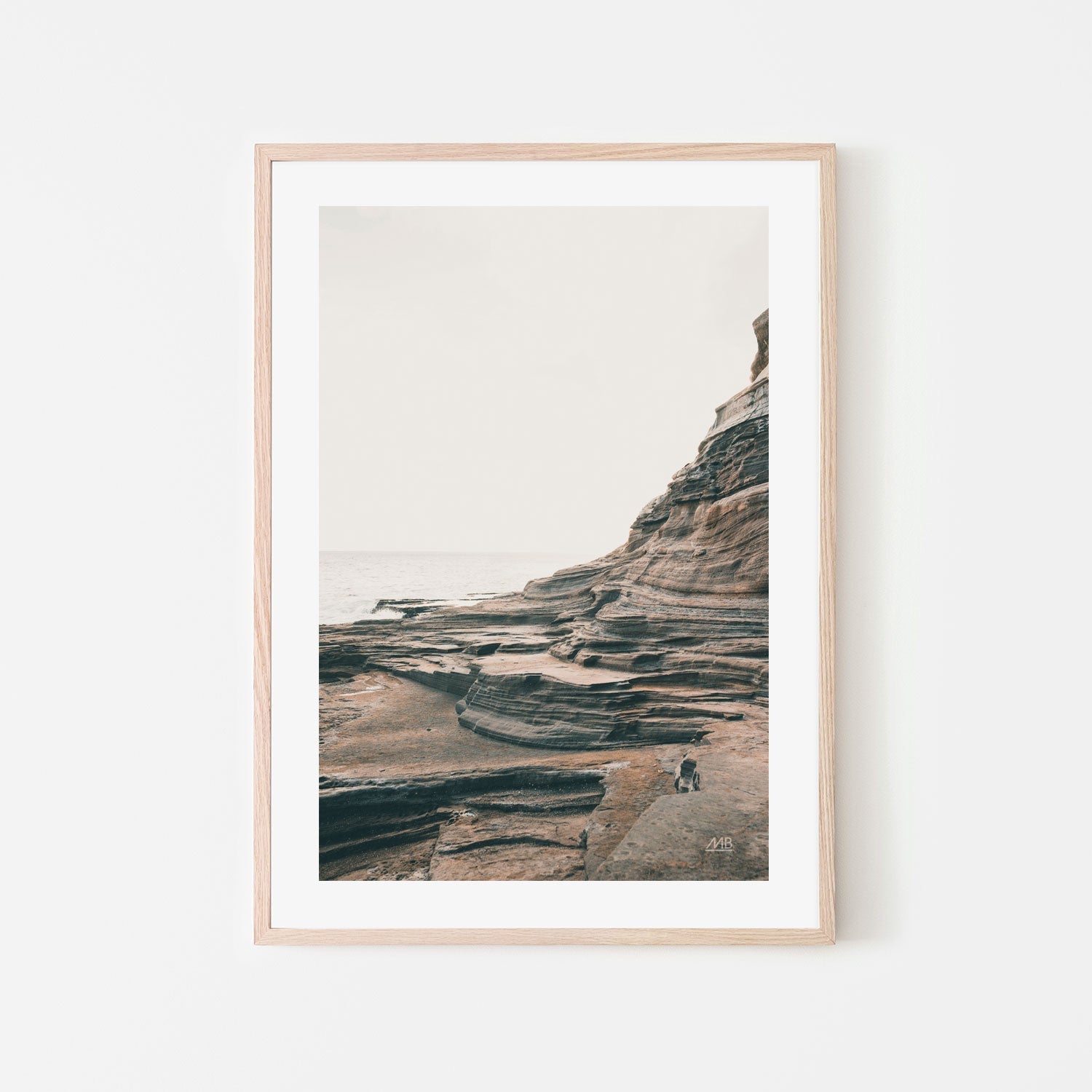 wall-art-print-canvas-poster-framed-Rocky Shore Hawaii , By Max Blakesberg Studios-6