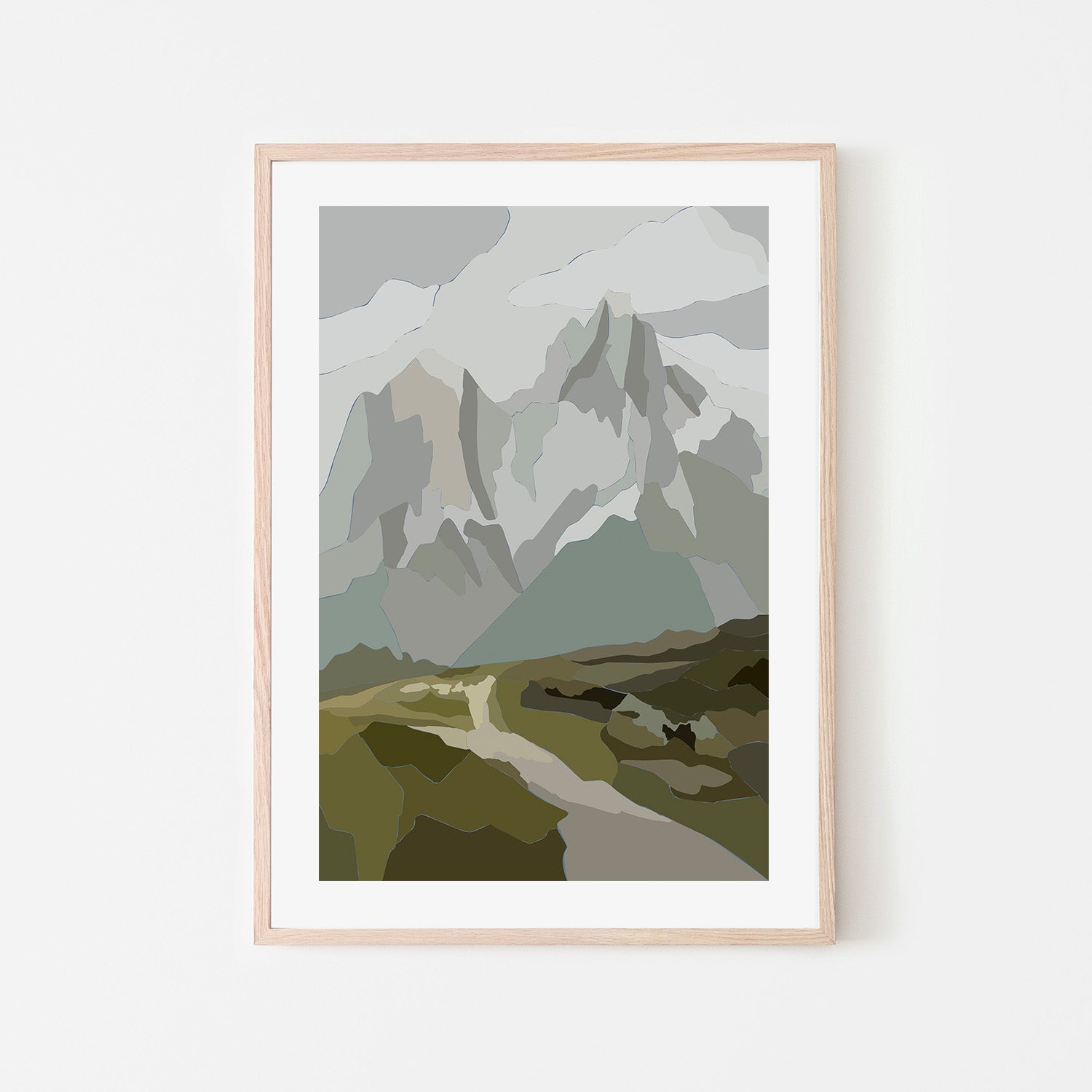 wall-art-print-canvas-poster-framed-Rocky Snowy Mountains , By Nikita Jariwala-6