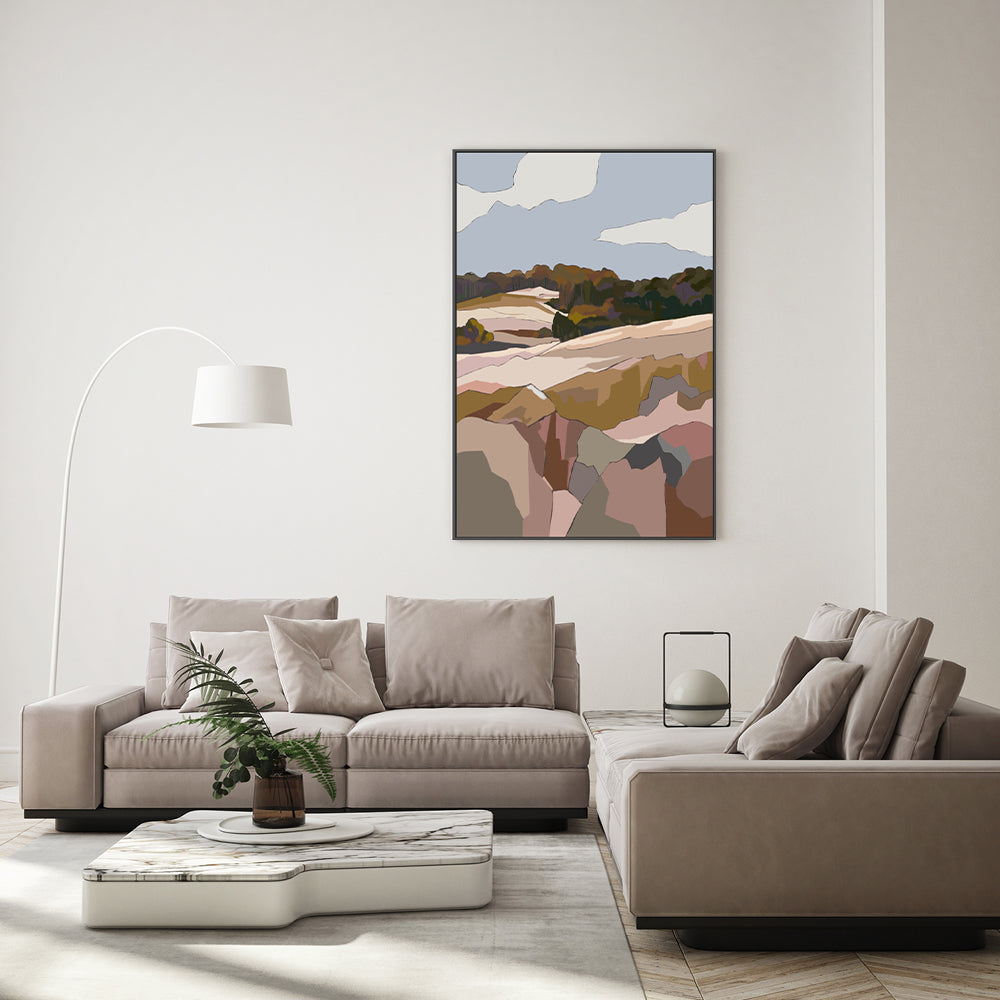 wall-art-print-canvas-poster-framed-Romaing Ridges , By Nikita Jariwala-GIOIA-WALL-ART