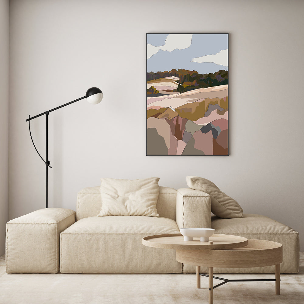 wall-art-print-canvas-poster-framed-Romaing Ridges , By Nikita Jariwala-GIOIA-WALL-ART