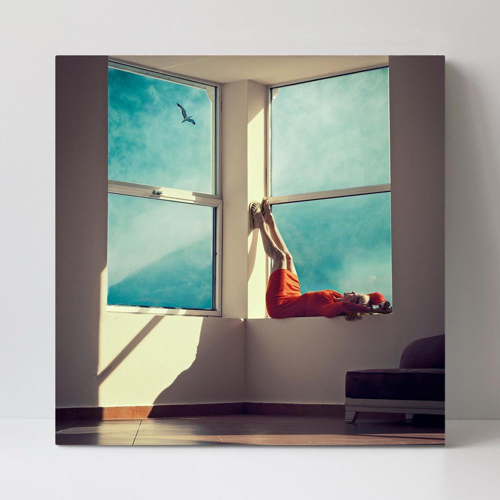 wall-art-print-canvas-poster-framed-Room With A View, By Ambra-by-Plus X Studio-Gioia Wall Art