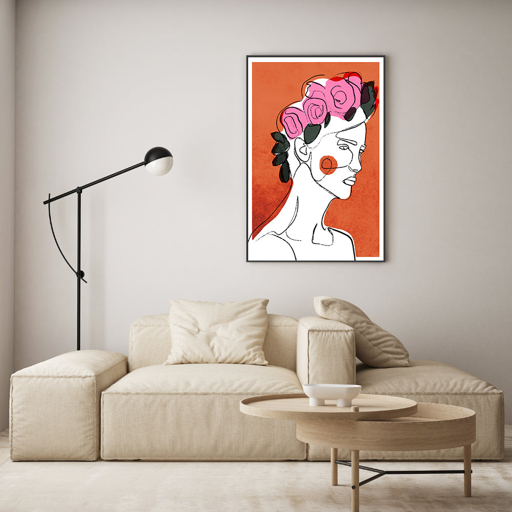 wall-art-print-canvas-poster-framed-Rose Amor , By Treechild-GIOIA-WALL-ART