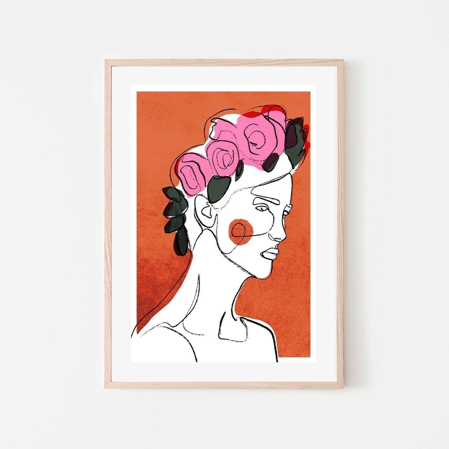 wall-art-print-canvas-poster-framed-Rose Amor , By Treechild-GIOIA-WALL-ART