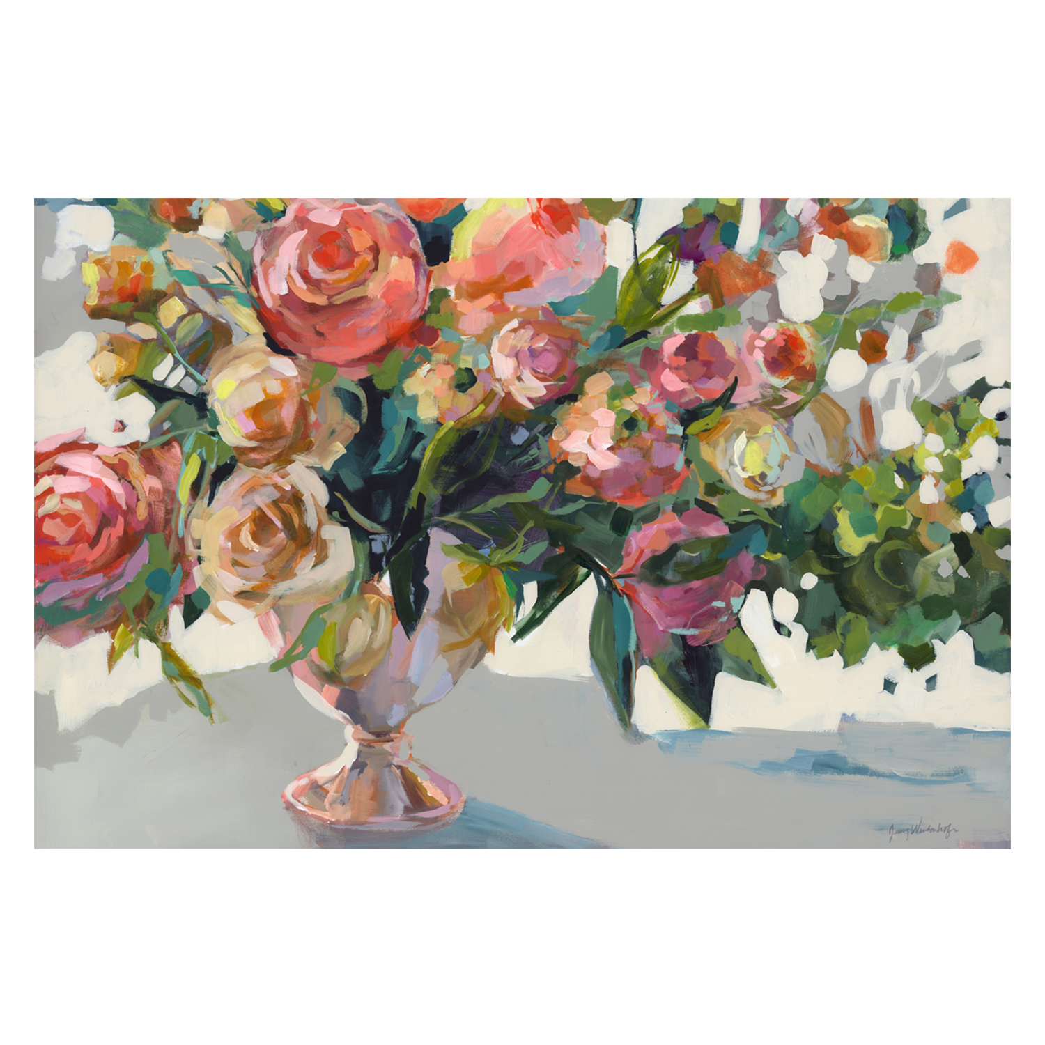 wall-art-print-canvas-poster-framed-Roses , By Jenny Westenhofer Art-1