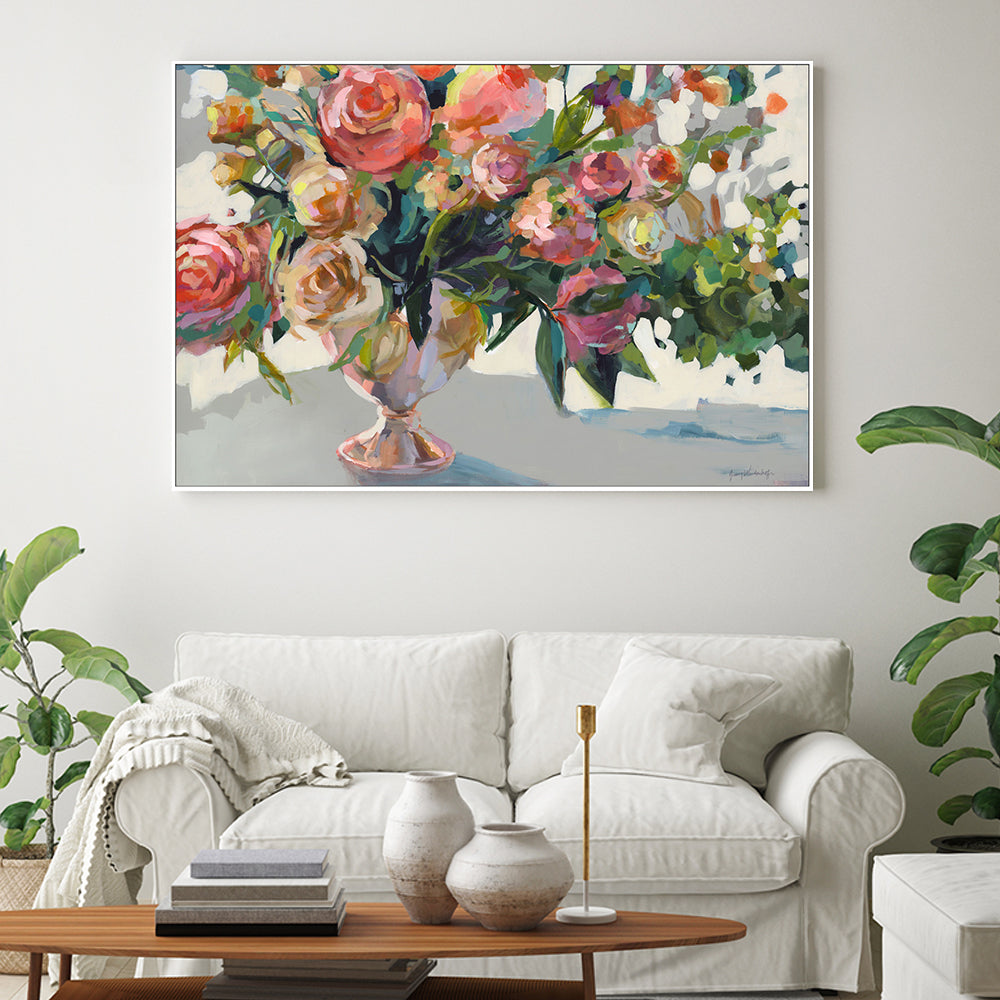 wall-art-print-canvas-poster-framed-Roses , By Jenny Westenhofer Art-2
