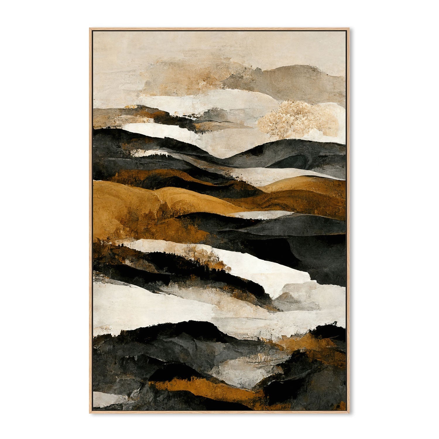 wall-art-print-canvas-poster-framed-Rough Mountains, Style B , By Treechild-GIOIA-WALL-ART
