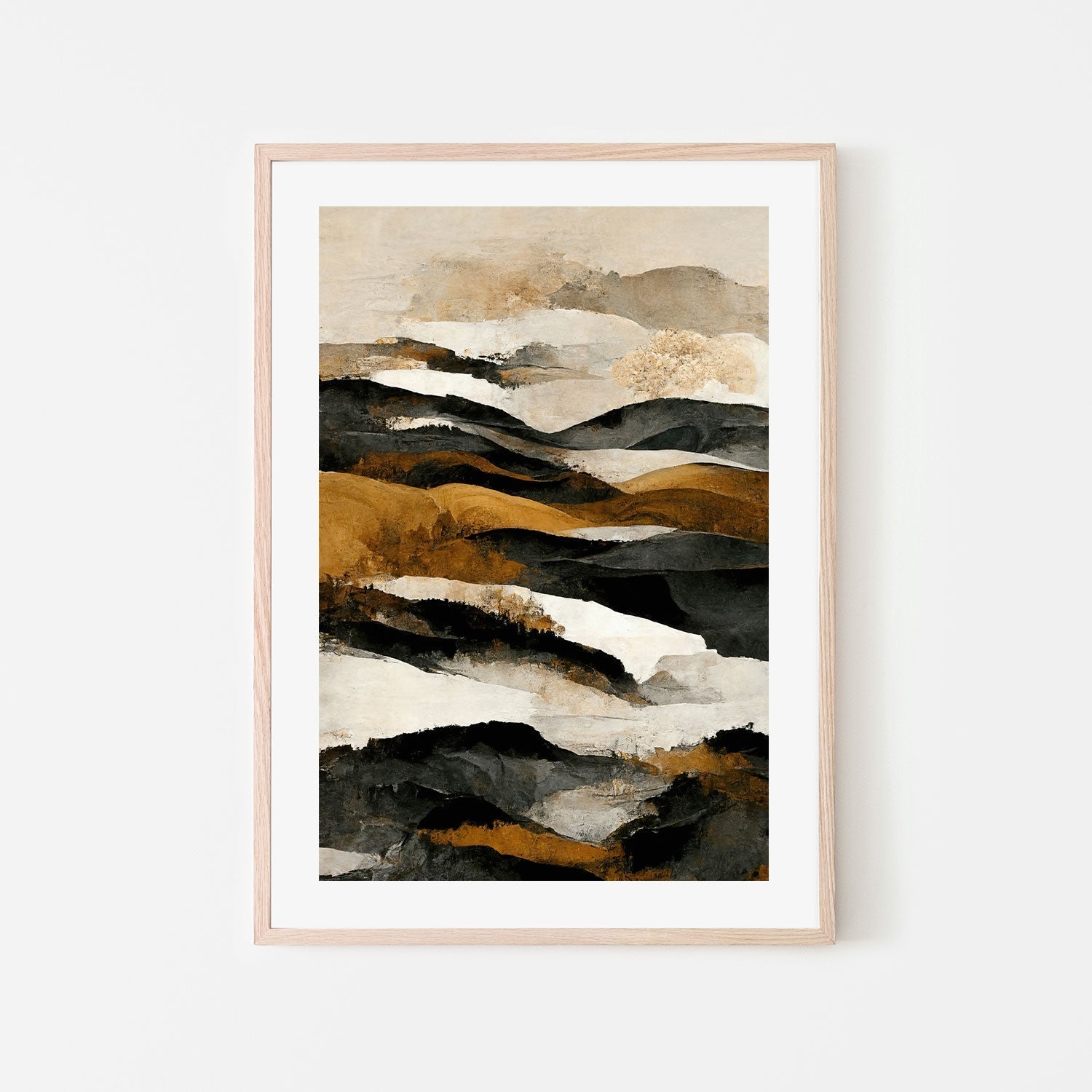 wall-art-print-canvas-poster-framed-Rough Mountains, Style B , By Treechild-GIOIA-WALL-ART