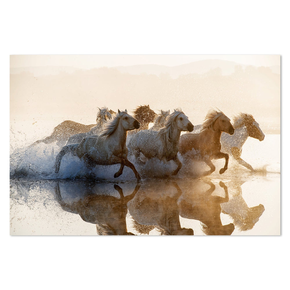 wall-art-print-canvas-poster-framed-Running Horses-by-Plus X Studio-Gioia Wall Art
