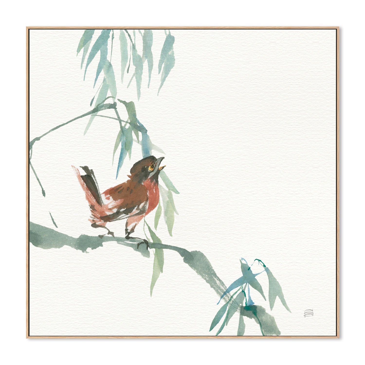 wall-art-print-canvas-poster-framed-Russet Sparrow , By Chris Paschke-GIOIA-WALL-ART