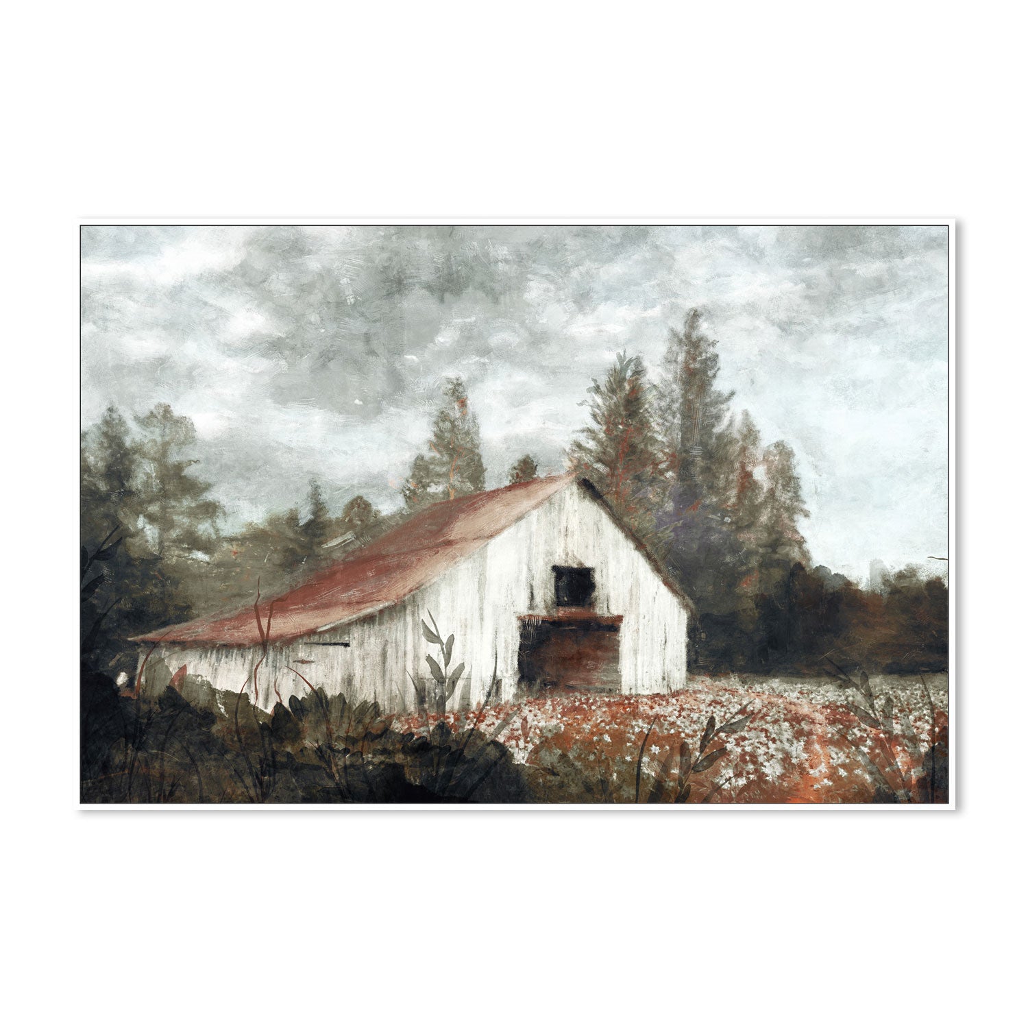 wall-art-print-canvas-poster-framed-Rusted Hearth Barn, Style A , By Nina Blue-5