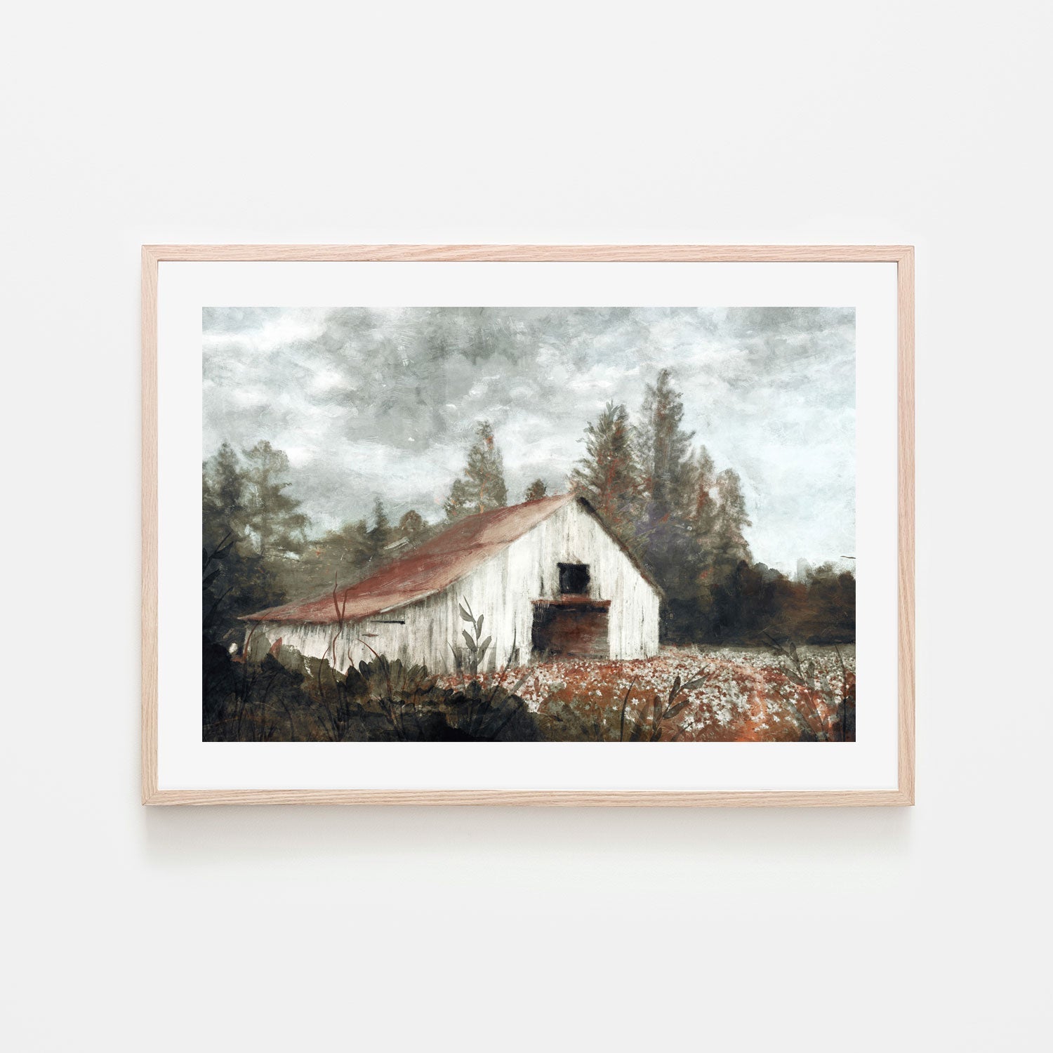 wall-art-print-canvas-poster-framed-Rusted Hearth Barn, Style A , By Nina Blue-6