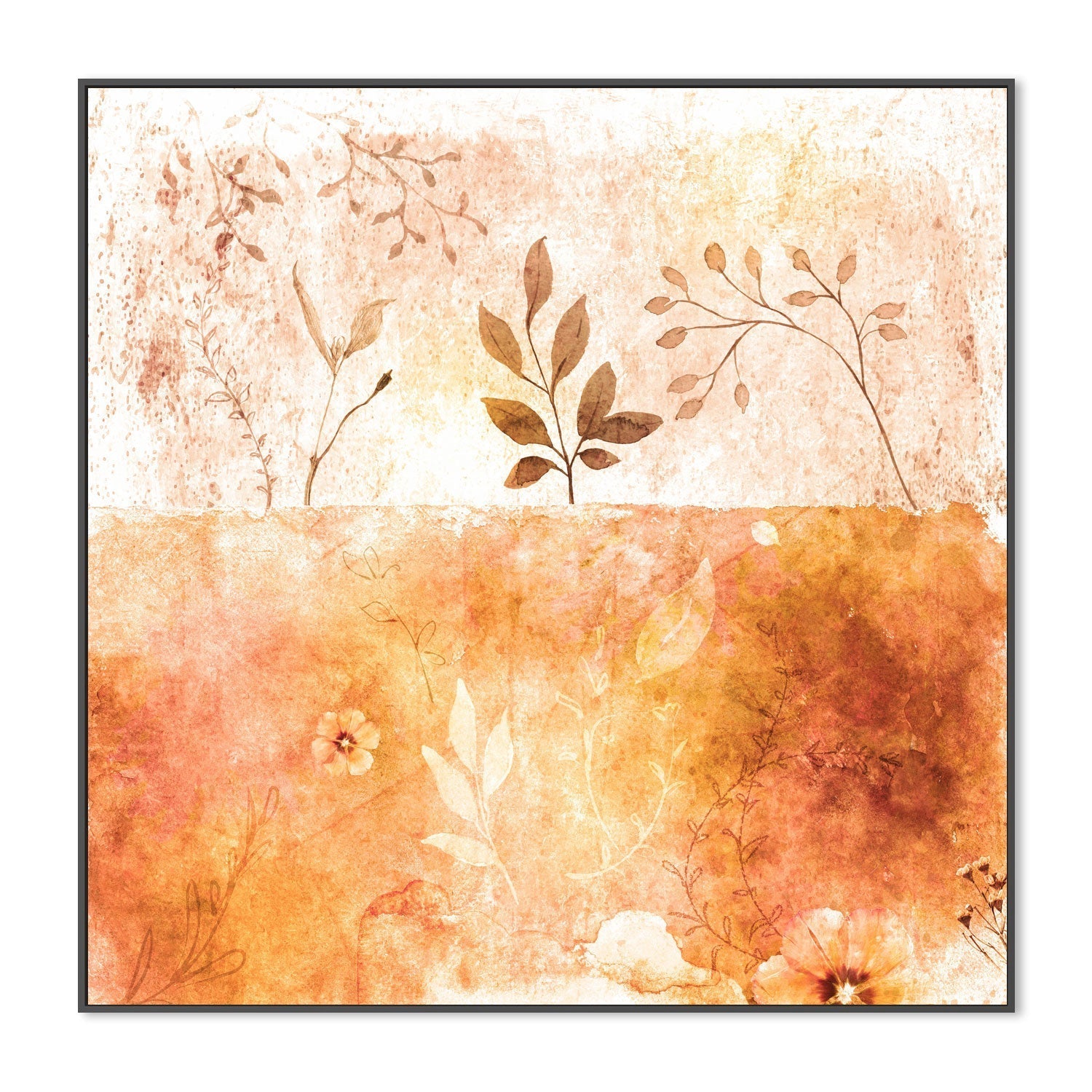 wall-art-print-canvas-poster-framed-Rustic Bohemian Garden, Style A , By Emel Tunaboylu-GIOIA-WALL-ART