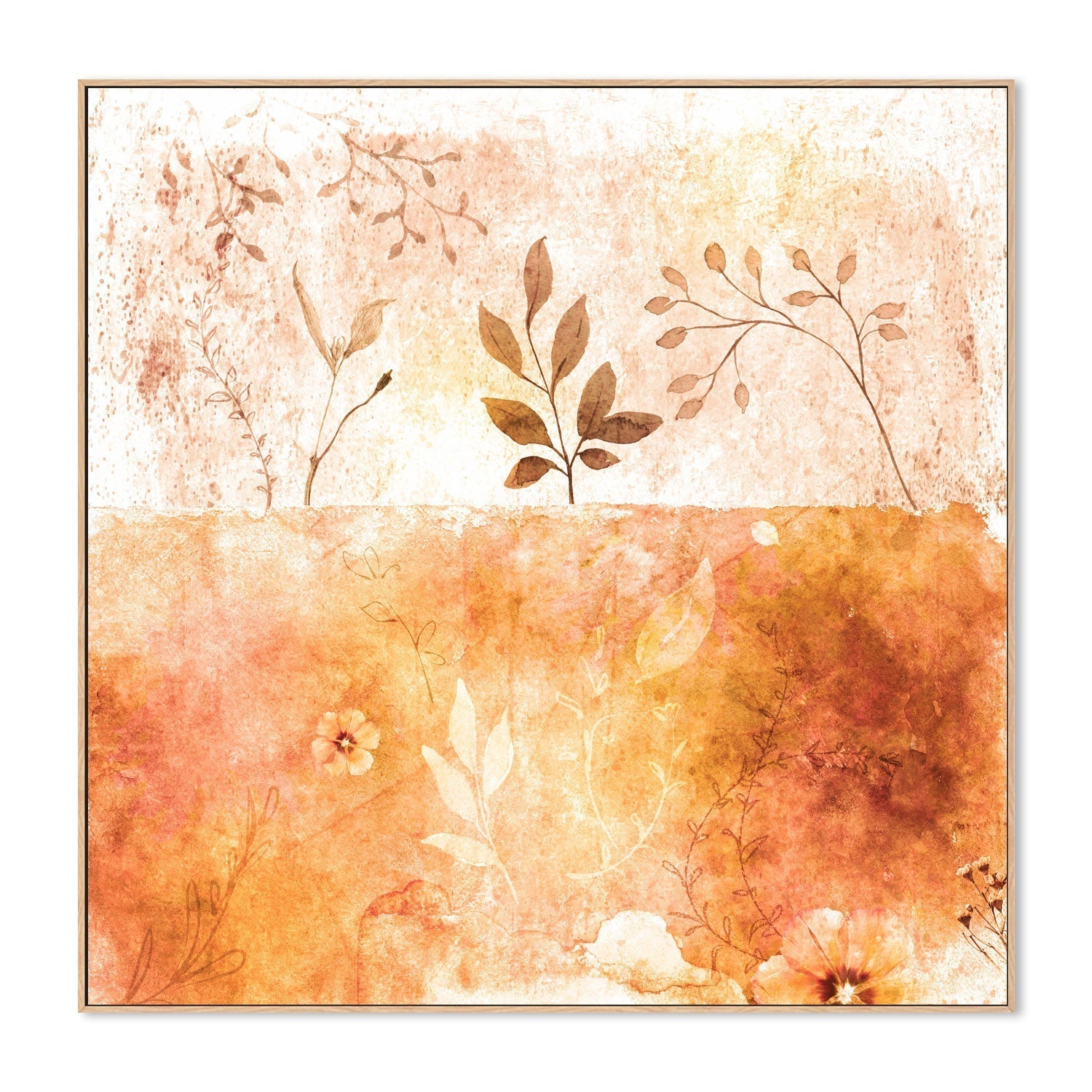 wall-art-print-canvas-poster-framed-Rustic Bohemian Garden, Style A , By Emel Tunaboylu-GIOIA-WALL-ART