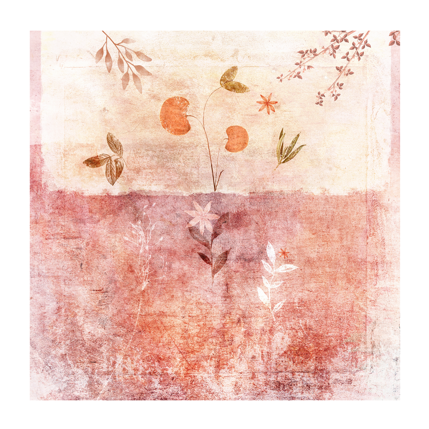 wall-art-print-canvas-poster-framed-Rustic Bohemian Garden, Style B , By Emel Tunaboylu-GIOIA-WALL-ART