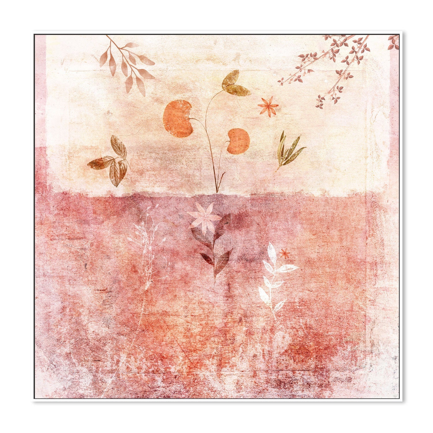 wall-art-print-canvas-poster-framed-Rustic Bohemian Garden, Style B , By Emel Tunaboylu-GIOIA-WALL-ART