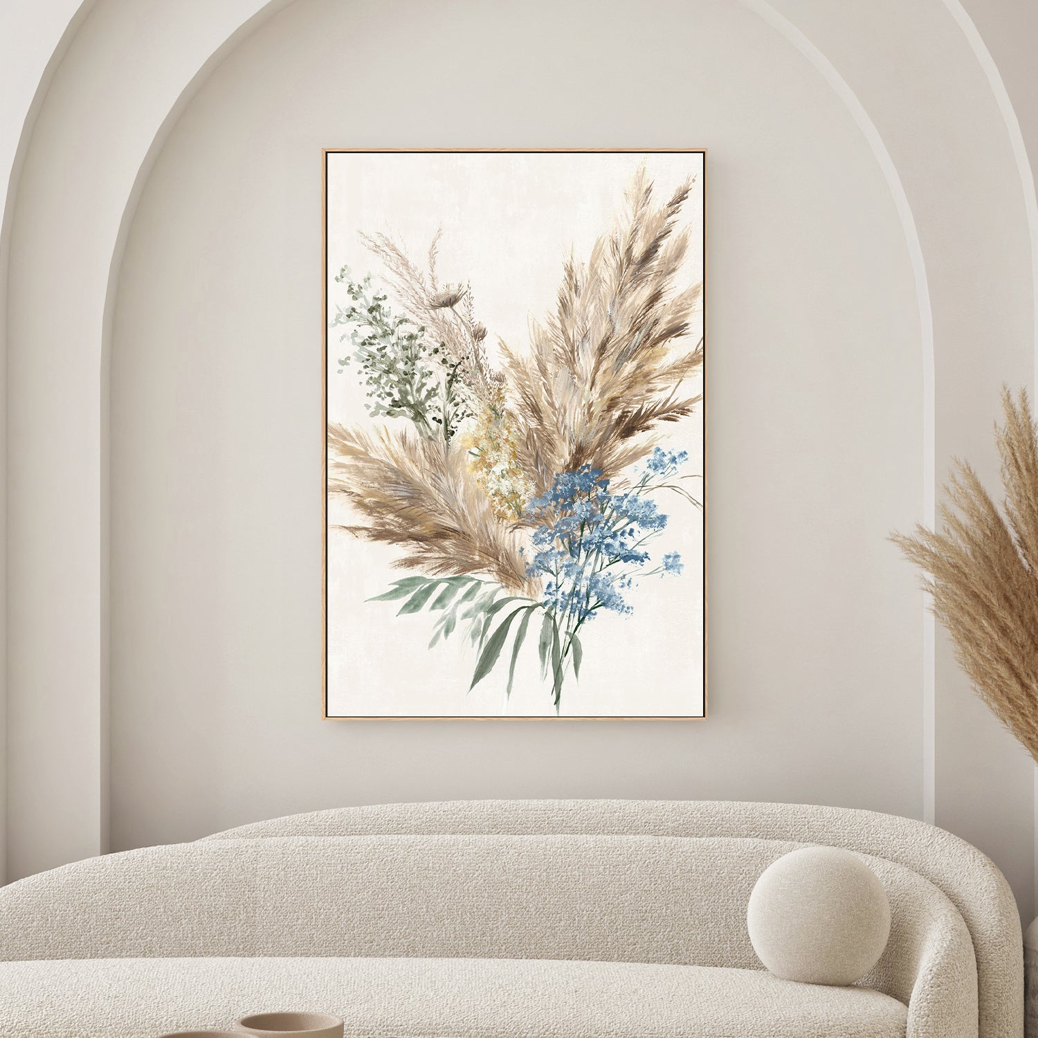 wall-art-print-canvas-poster-framed-Rustic Bouquet , By Aria K-2