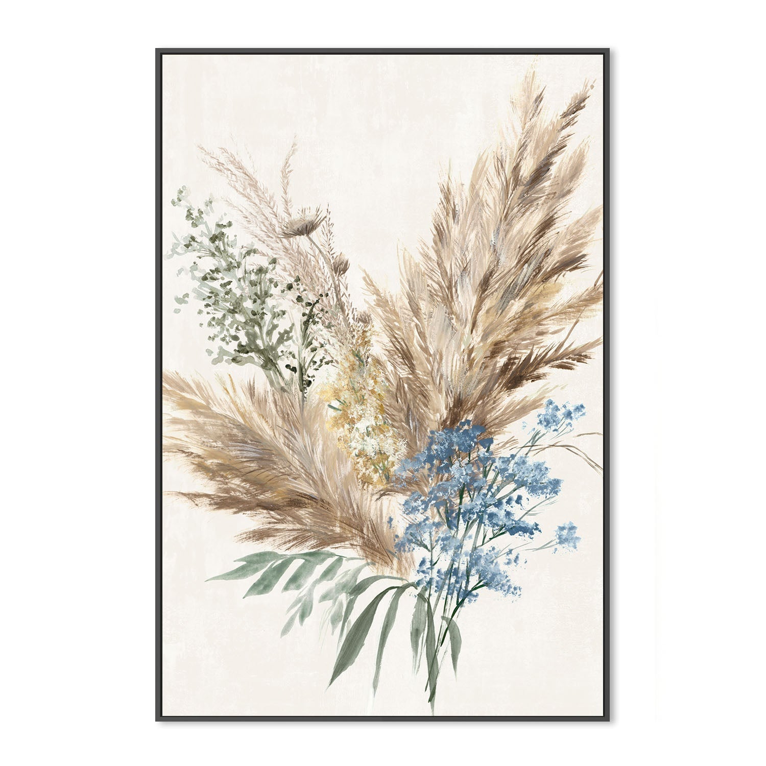 wall-art-print-canvas-poster-framed-Rustic Bouquet , By Aria K-3