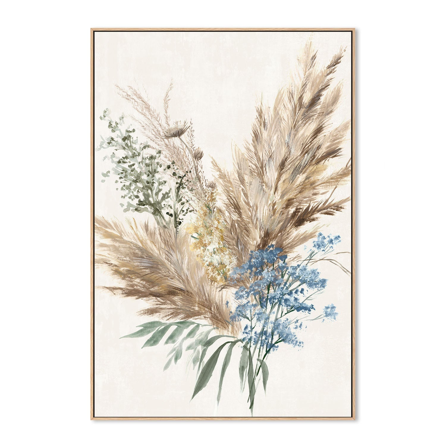 wall-art-print-canvas-poster-framed-Rustic Bouquet , By Aria K-4
