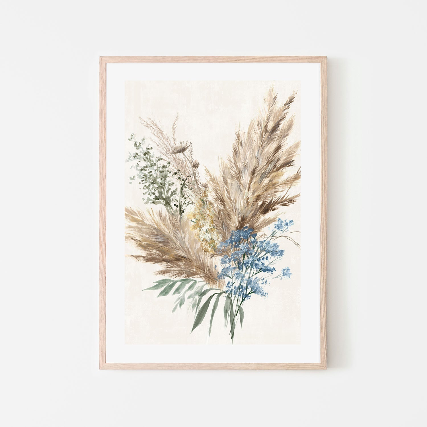 wall-art-print-canvas-poster-framed-Rustic Bouquet , By Aria K-6