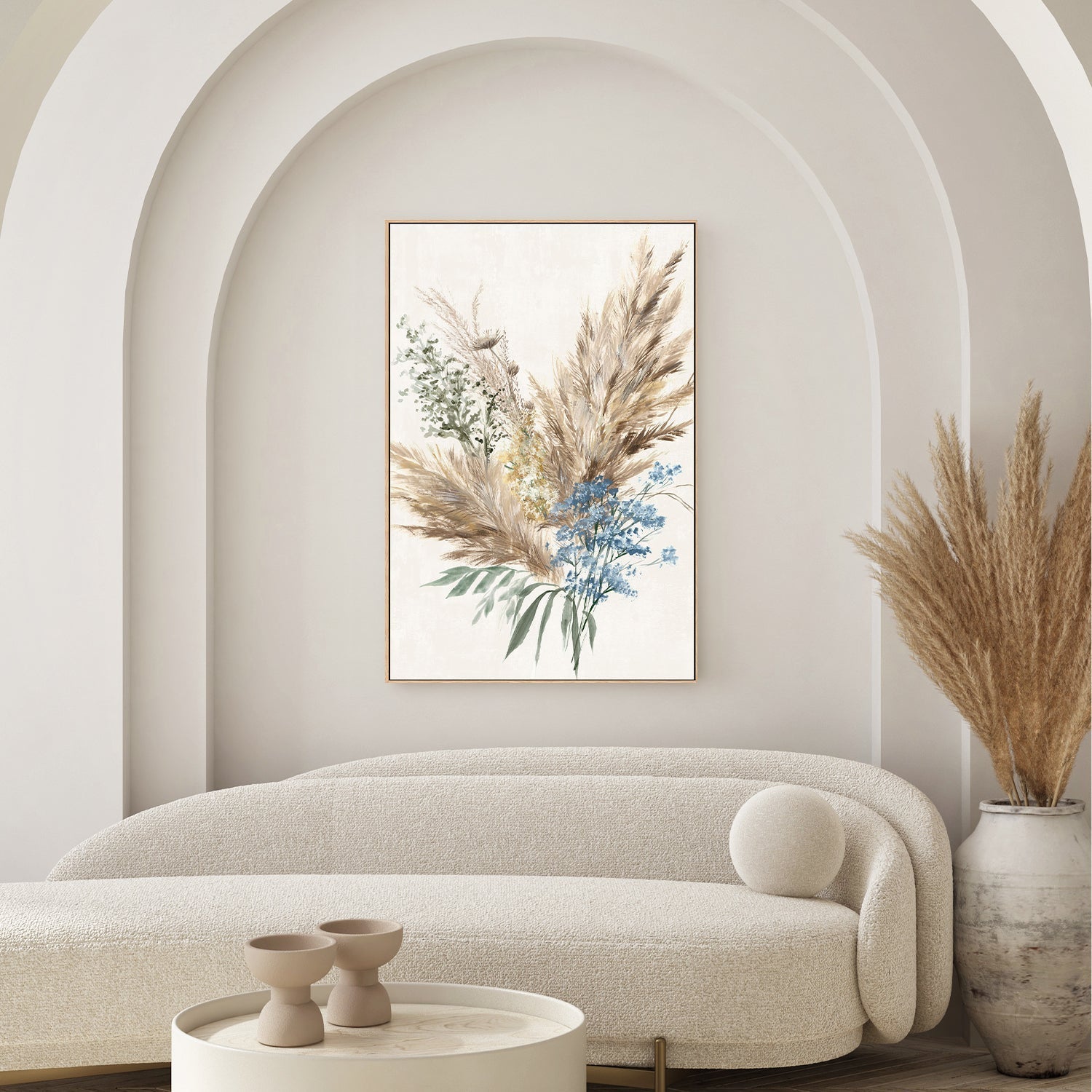wall-art-print-canvas-poster-framed-Rustic Bouquet , By Aria K-7