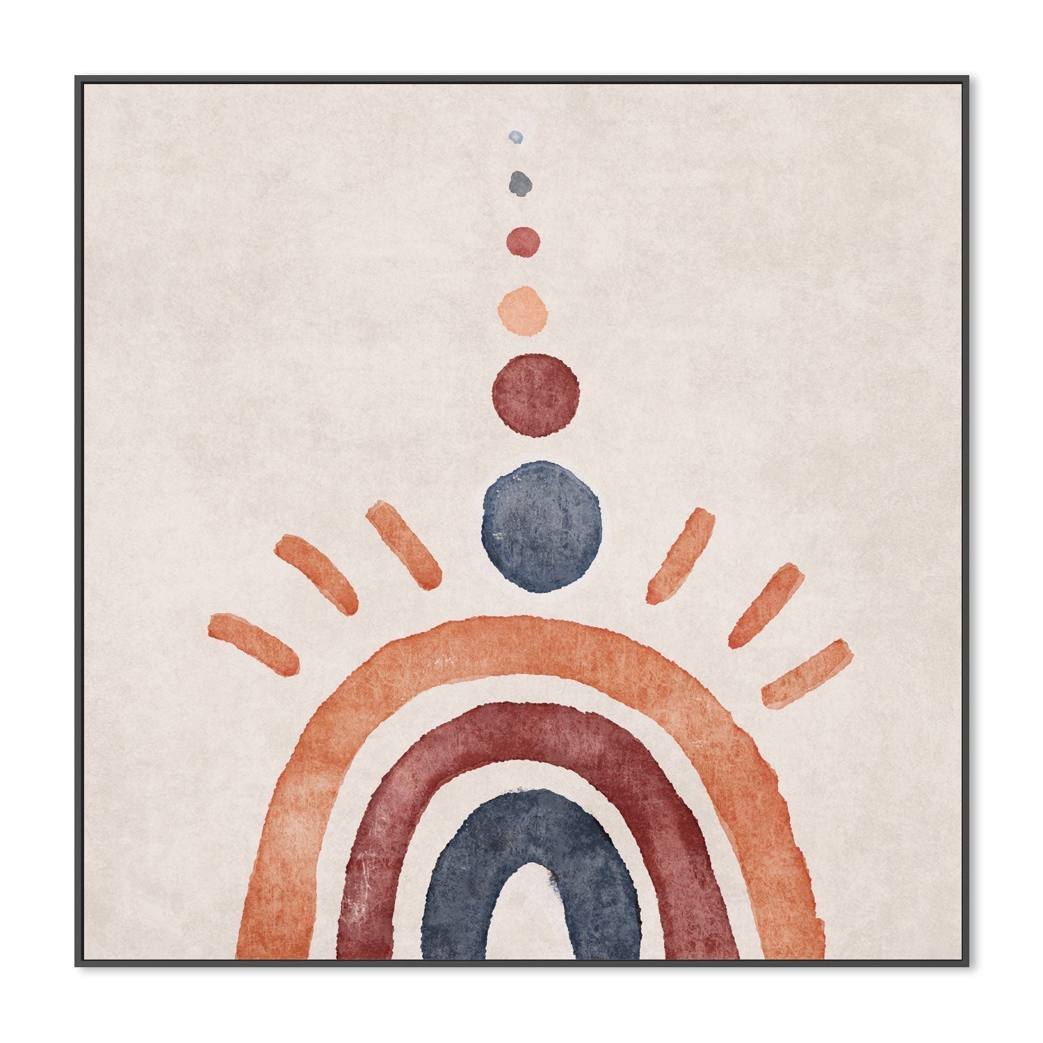 wall-art-print-canvas-poster-framed-Rustic Rainbow , By Emel Tunaboylu-GIOIA-WALL-ART