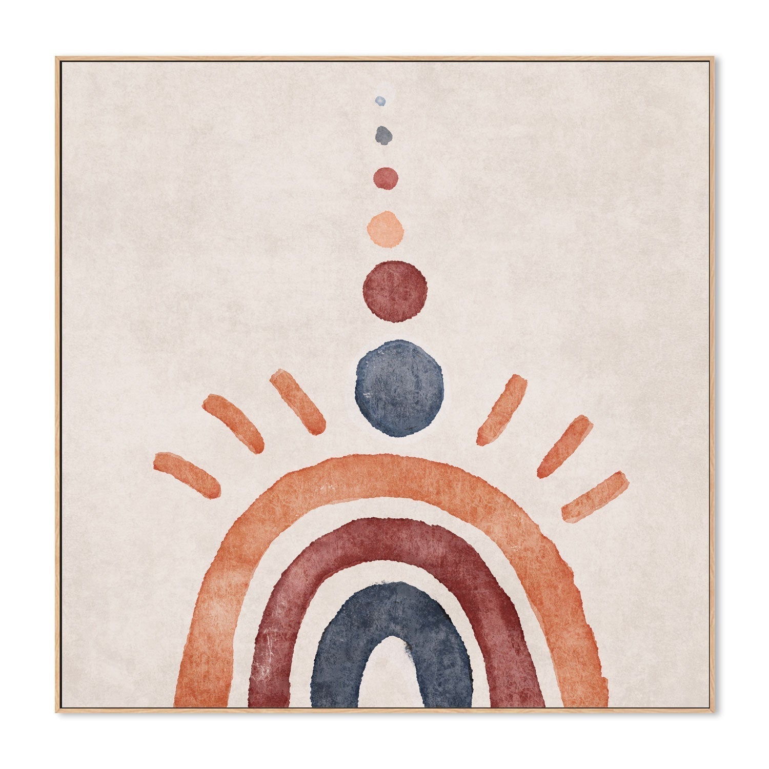 wall-art-print-canvas-poster-framed-Rustic Rainbow , By Emel Tunaboylu-GIOIA-WALL-ART