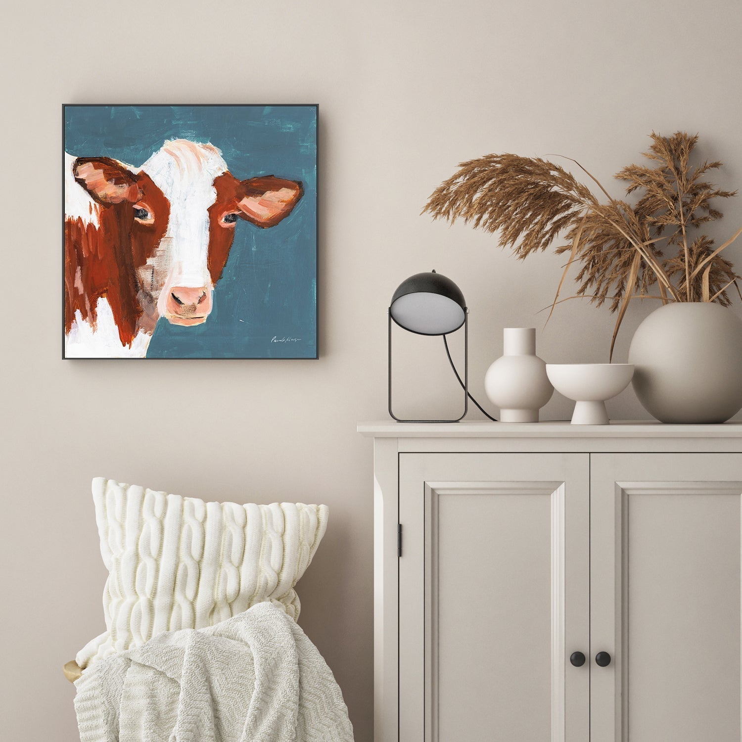 wall-art-print-canvas-poster-framed-Rusty Blue-by-Pamela Munger-Gioia Wall Art