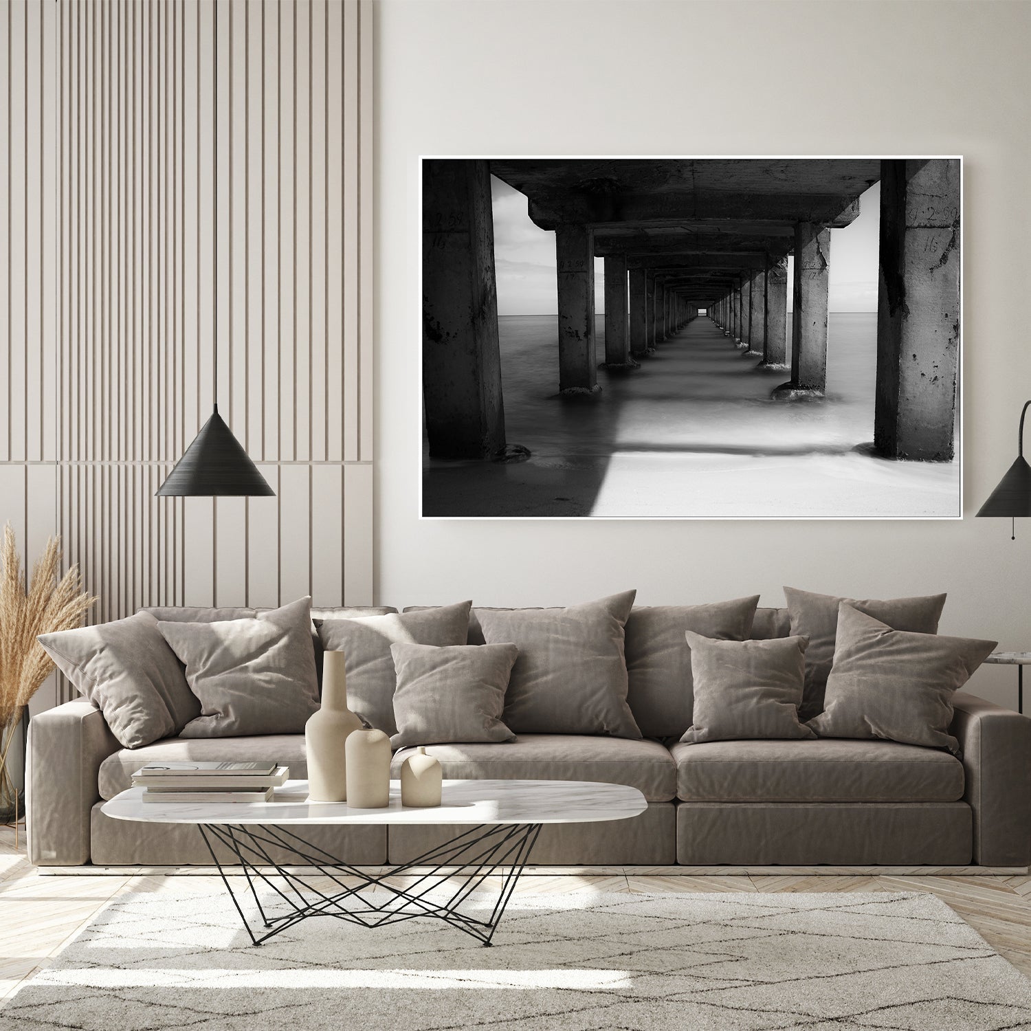 wall-art-print-canvas-poster-framed-Rye Pier, Victoria , By Christopher Cann-7