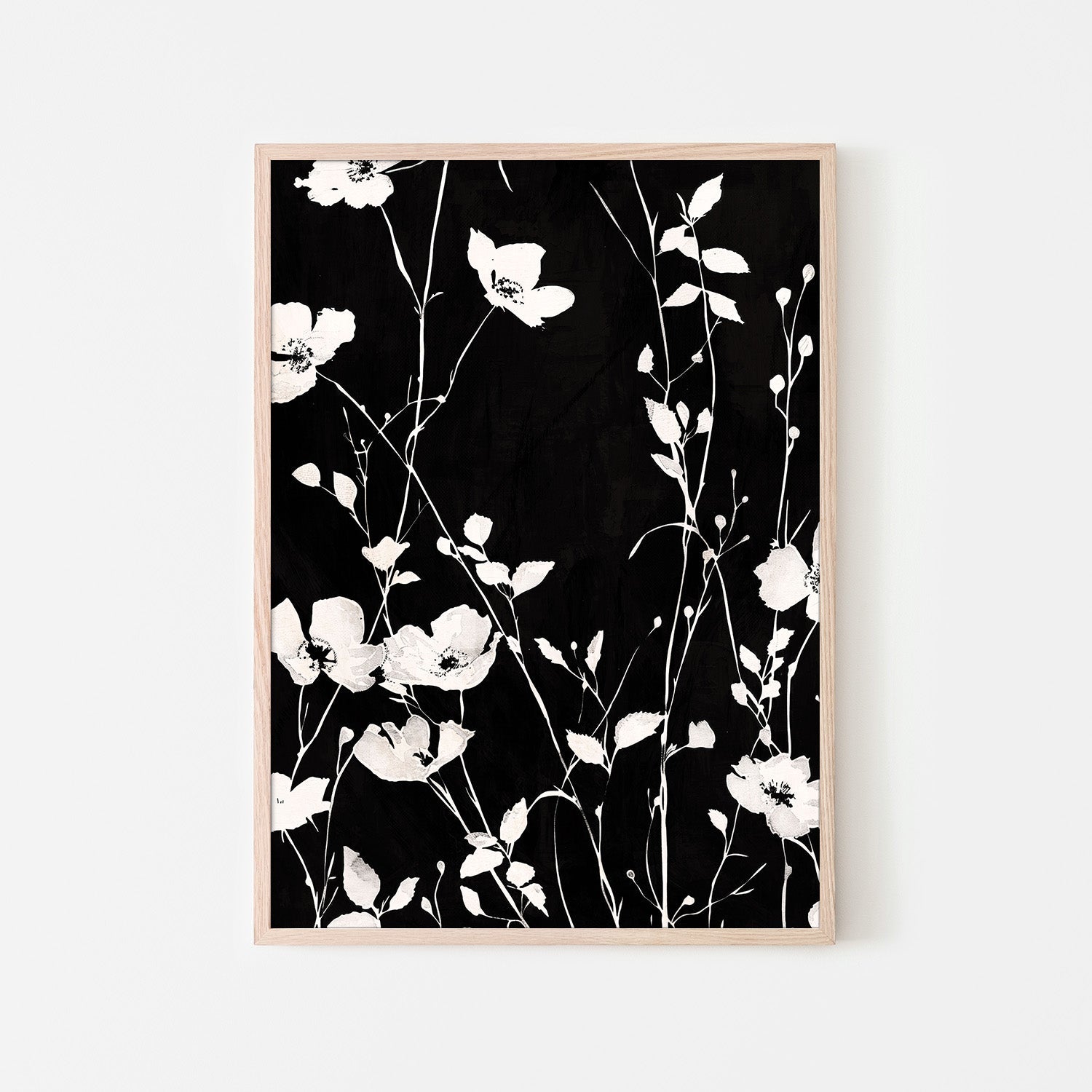 wall-art-print-canvas-poster-framed-Sable Stems, Style C-6