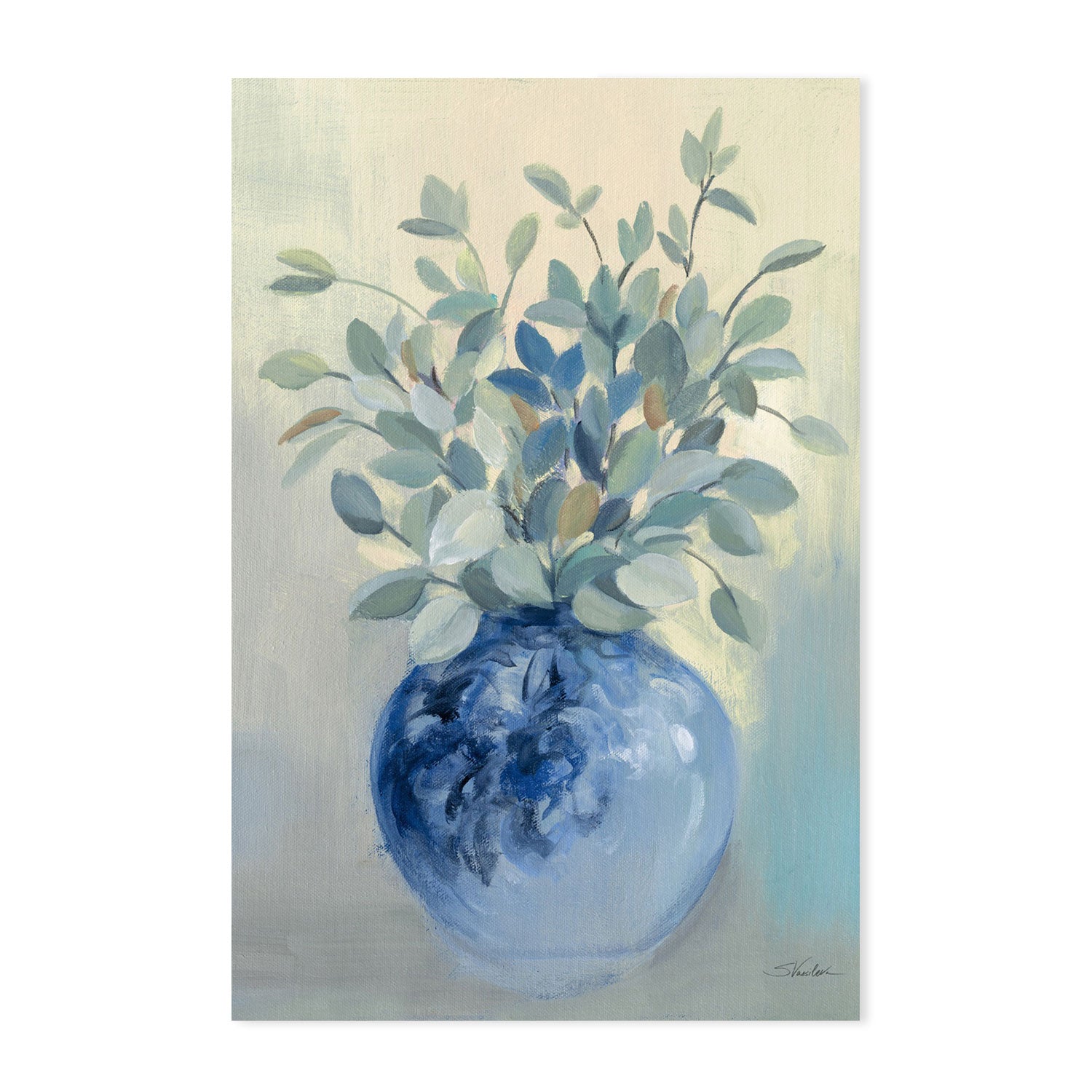 wall-art-print-canvas-poster-framed-Sage Botanical-by-Silvia Vassileva-Gioia Wall Art