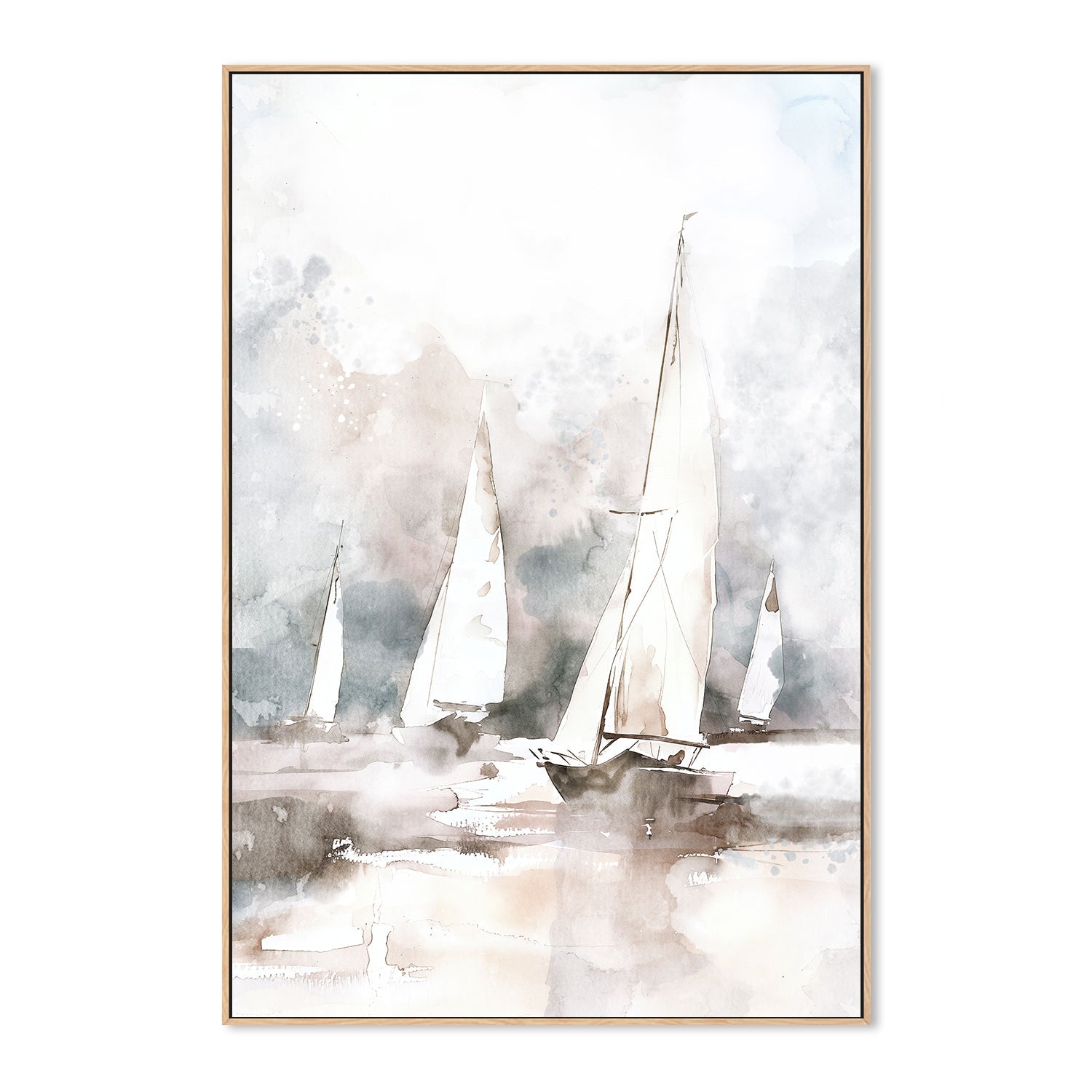wall-art-print-canvas-poster-framed-Sail The Sea ,Style A, By Nina Blue-4