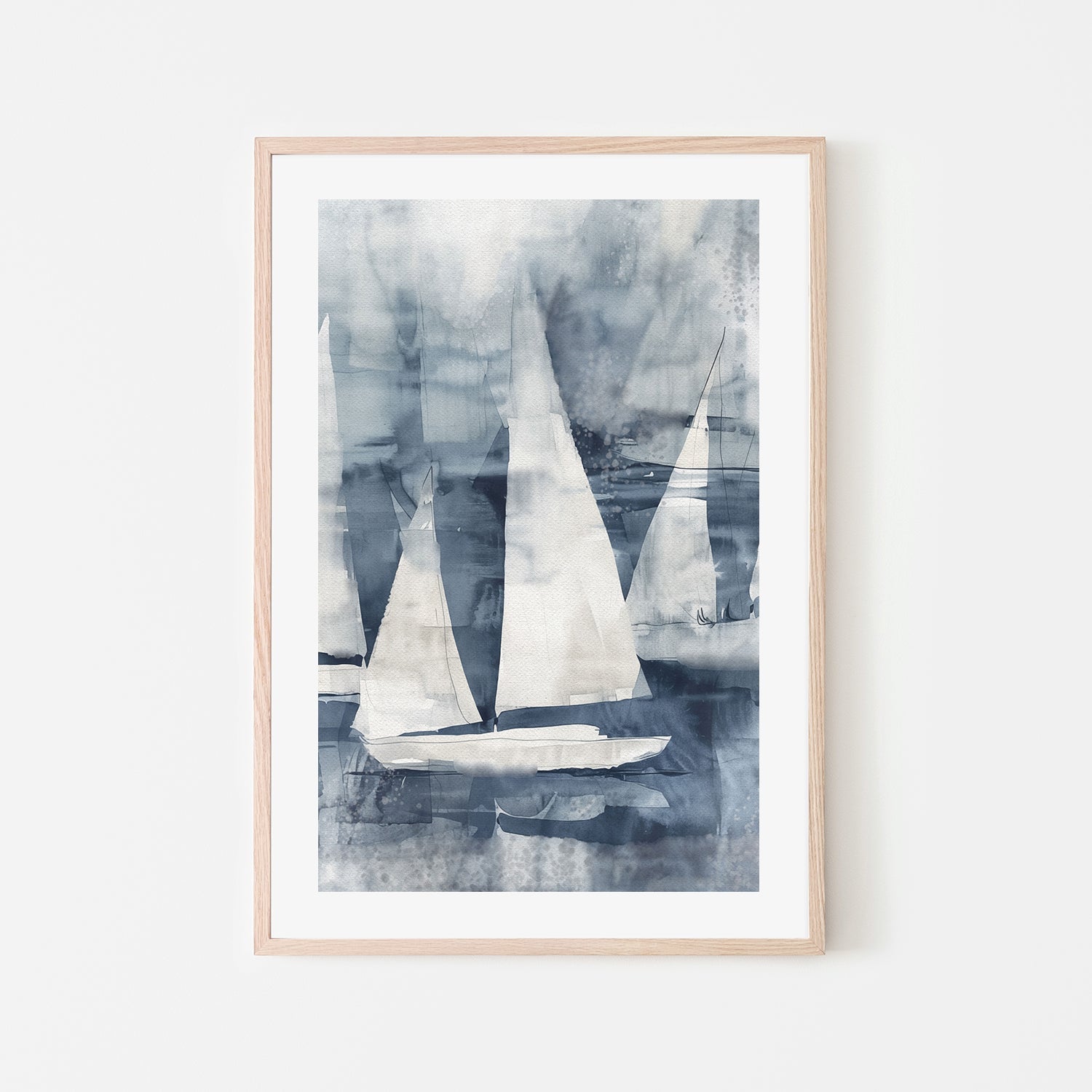 wall-art-print-canvas-poster-framed-Sail The Sea , Style C, By Nina Blue-6