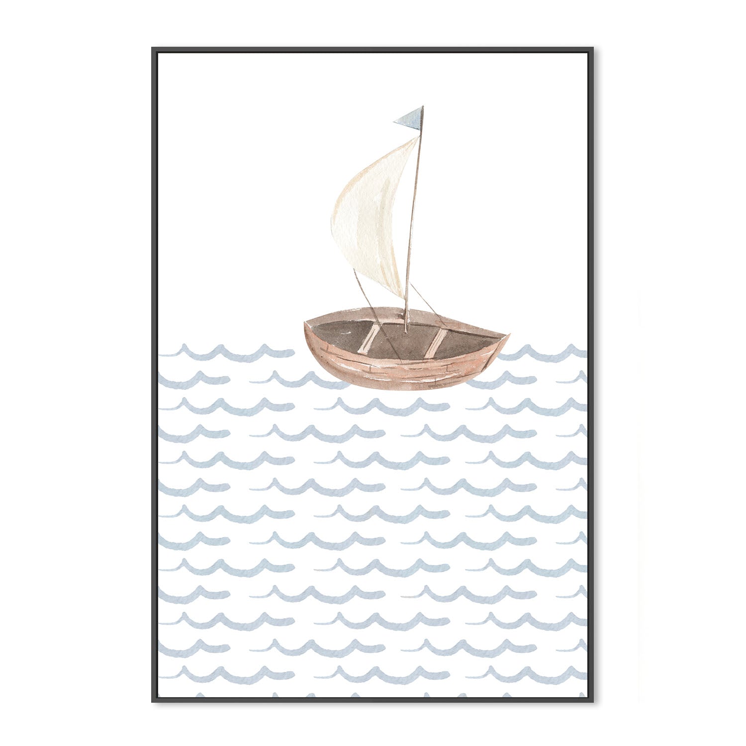 wall-art-print-canvas-poster-framed-Sailboat , By At Viv Home Prints-3