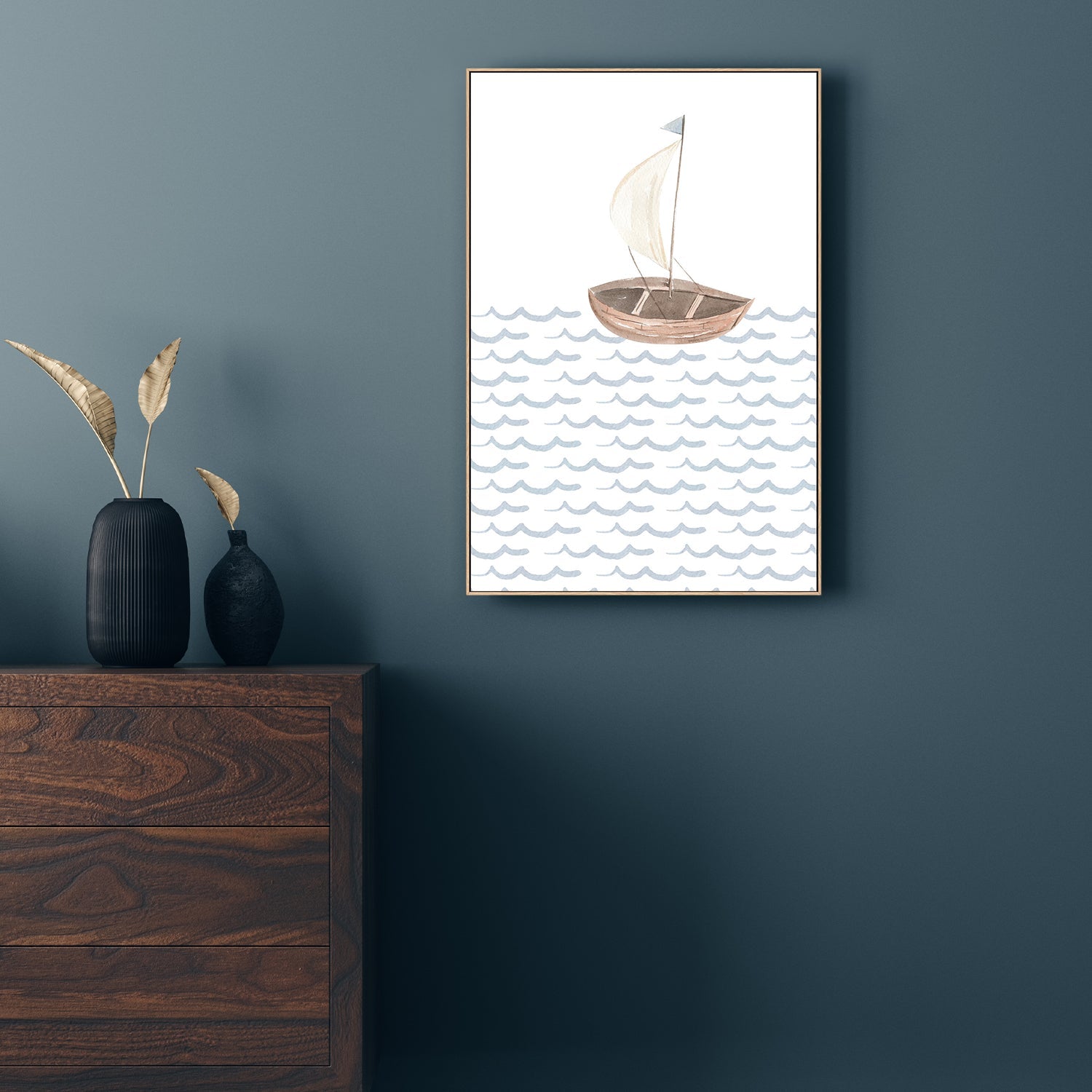 wall-art-print-canvas-poster-framed-Sailboat , By At Viv Home Prints-7