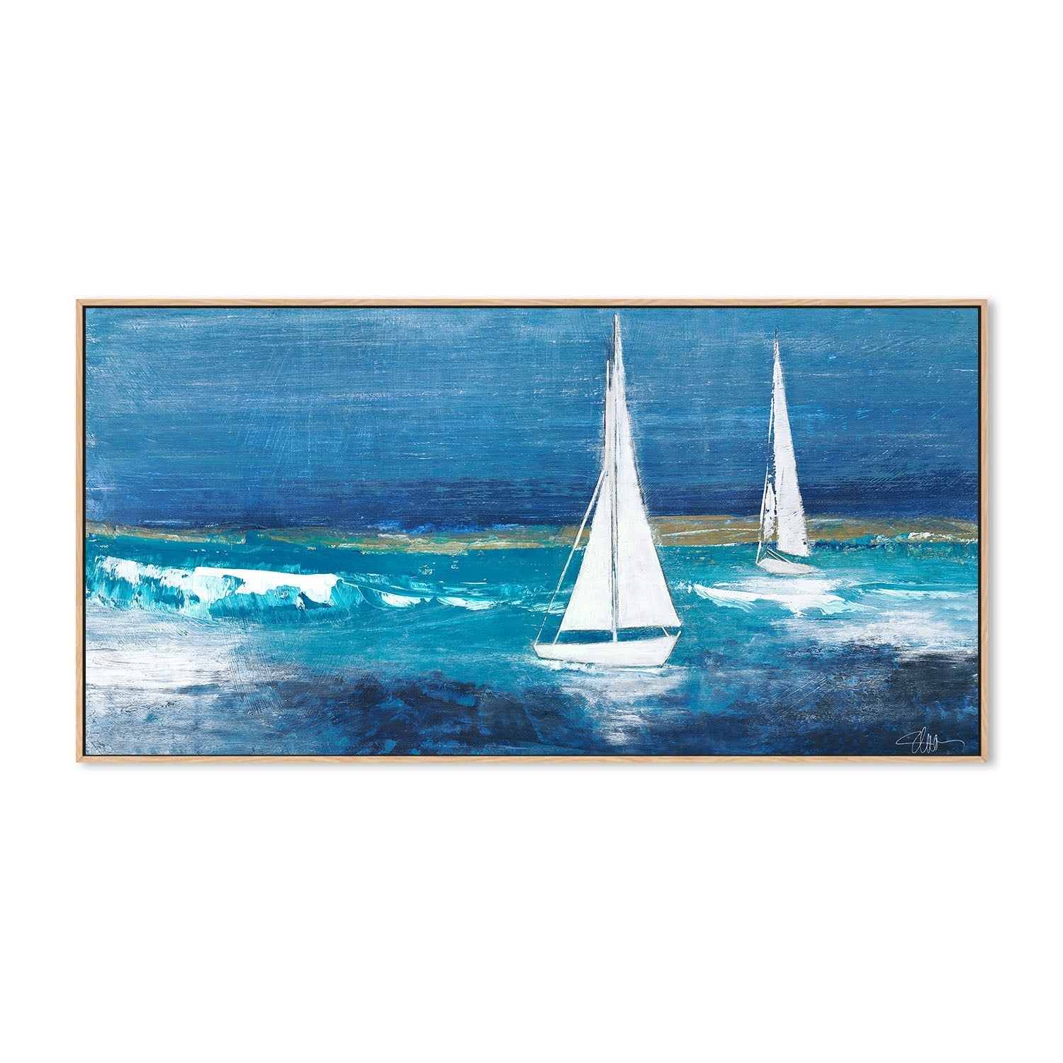 wall-art-print-canvas-poster-framed-Sailing Blue , By Filippoloco-4