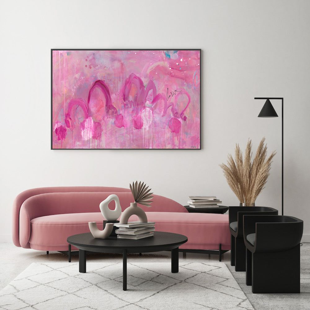 wall-art-print-canvas-poster-framed-Sakura Serenity , By Belinda Stone-GIOIA-WALL-ART