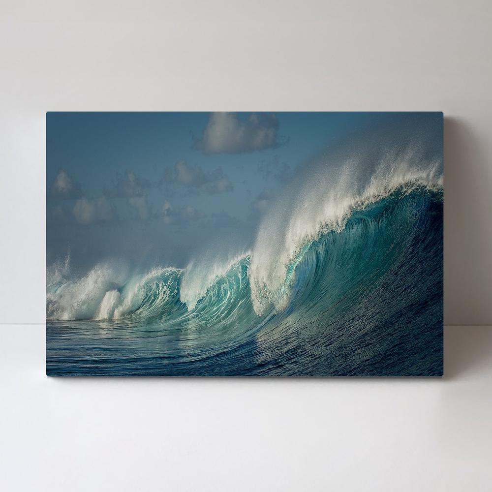 Salt Water Machine, by Mathilde Guillemot-Framed-Canvas-Print-Poster-Gioia Wall Art