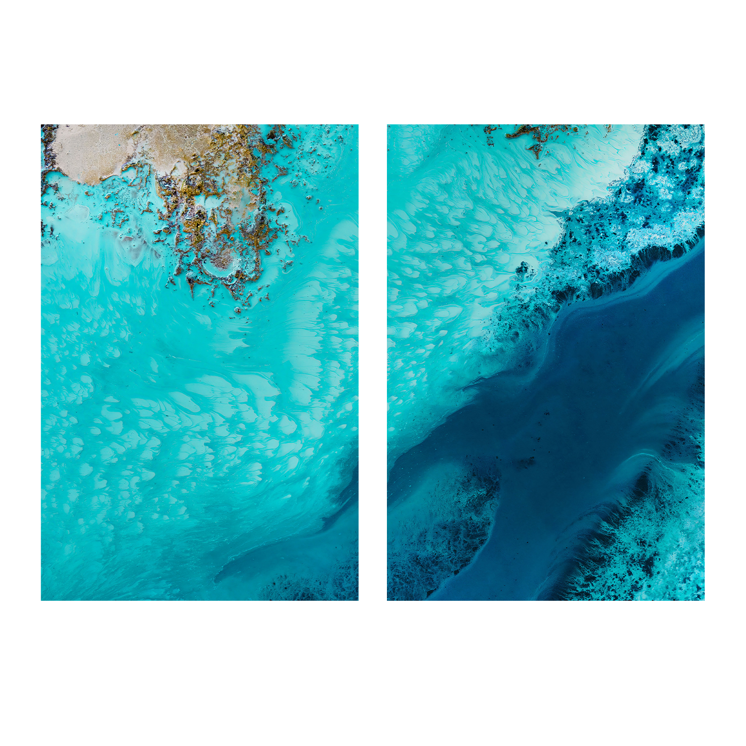 wall-art-print-canvas-poster-framed-Salt Water Passage, Style A & B, Set Of 2 , By Petra Meikle-1