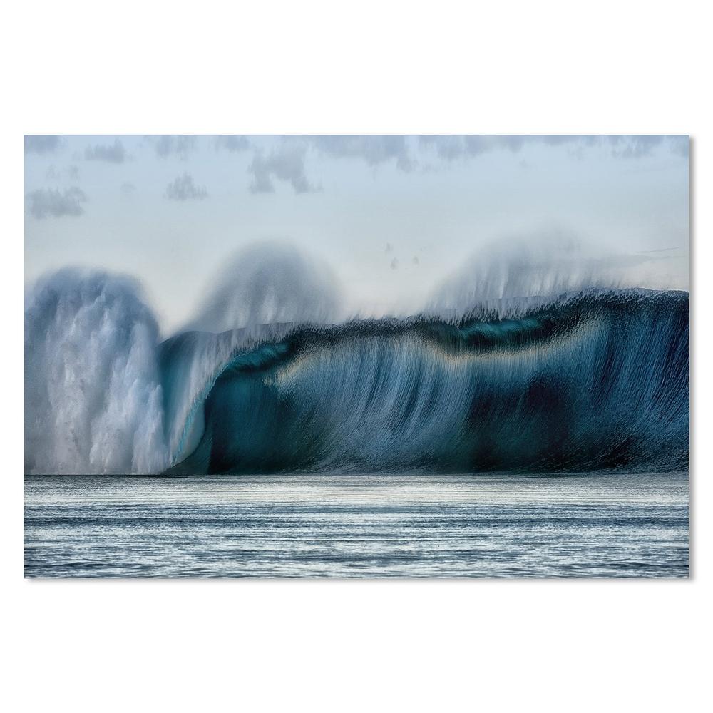 Salt Water Wall, by Mathilde Guillemot-Framed-Canvas-Print-Poster-Gioia Wall Art