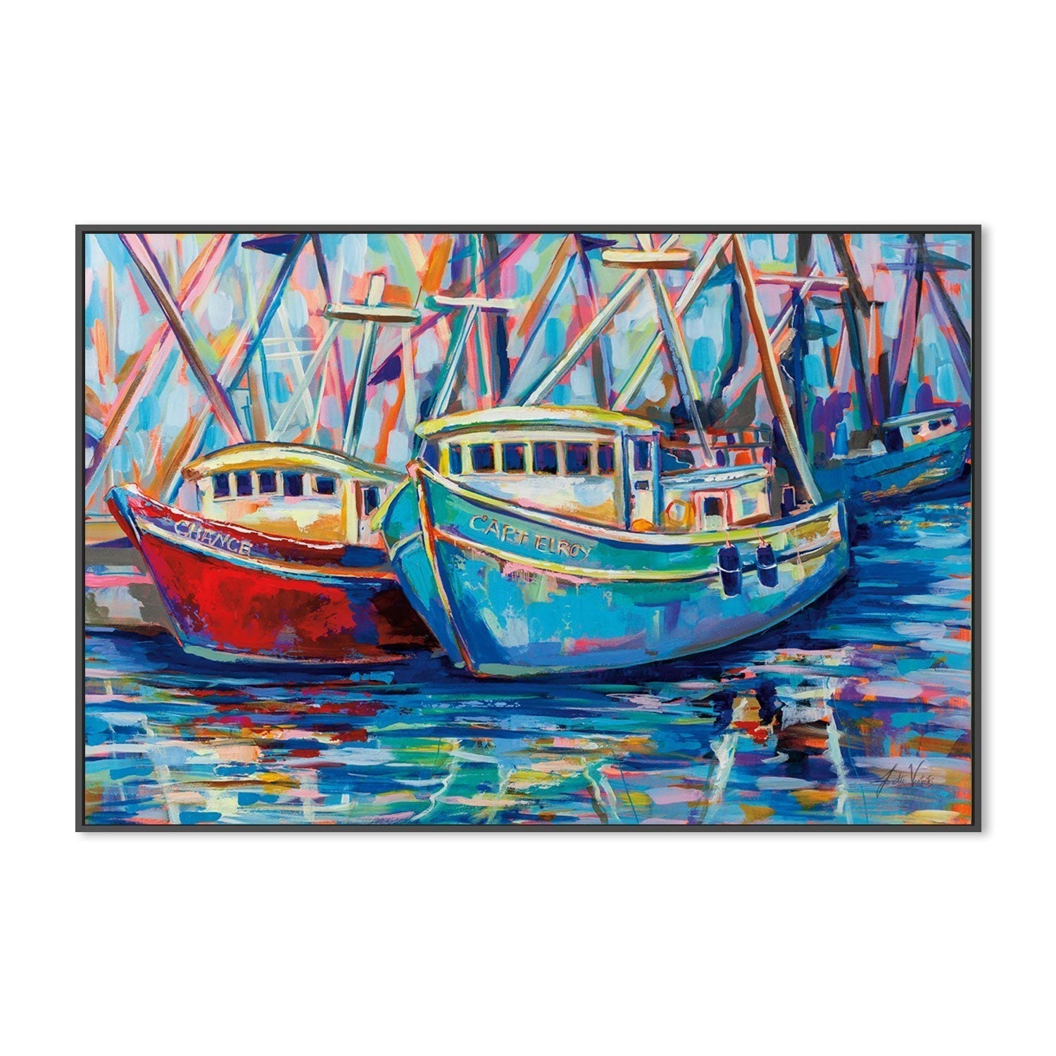 wall-art-print-canvas-poster-framed-Salty Duo-by-Jeanette Vertentes-Gioia Wall Art