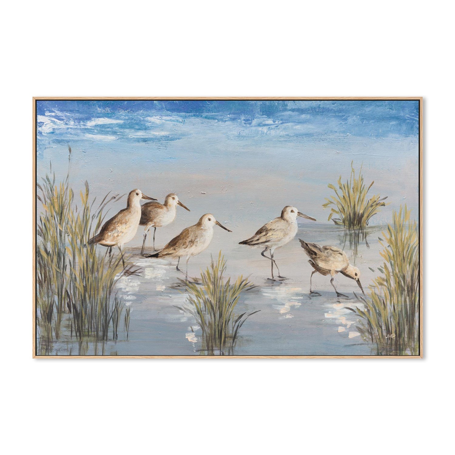 wall-art-print-canvas-poster-framed-Sandpiper Stroll-4