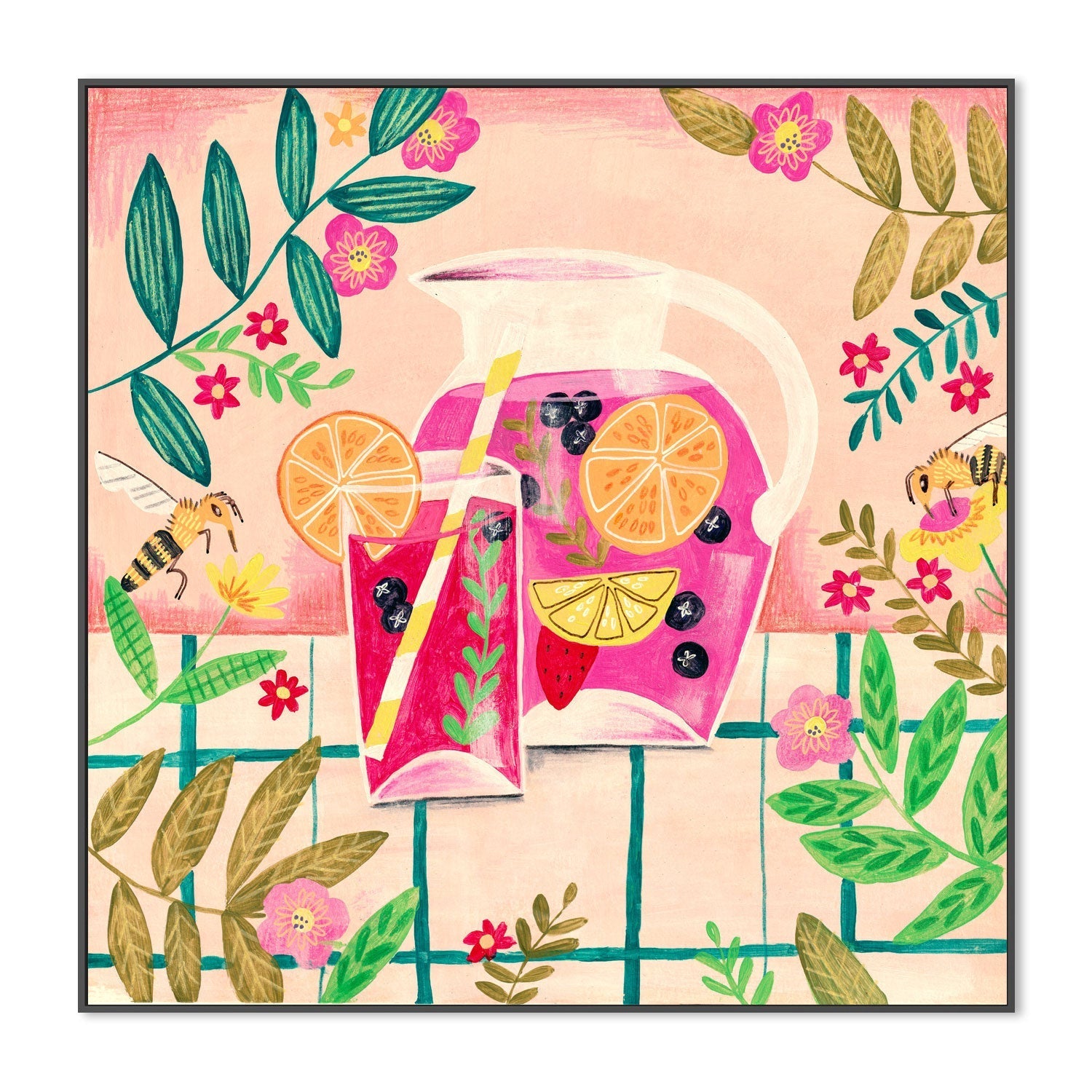 wall-art-print-canvas-poster-framed-Sangria Summer-3