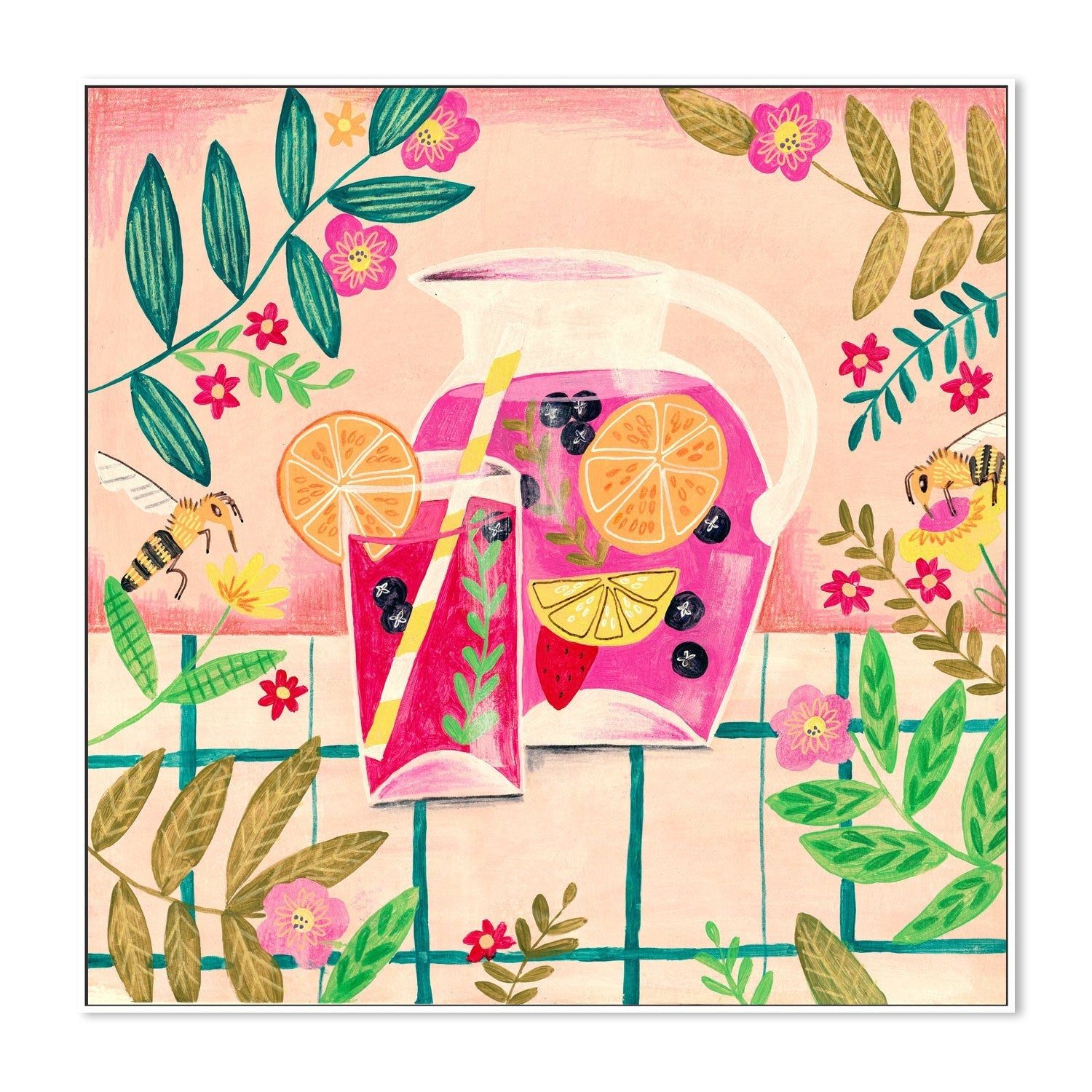 wall-art-print-canvas-poster-framed-Sangria Summer-5