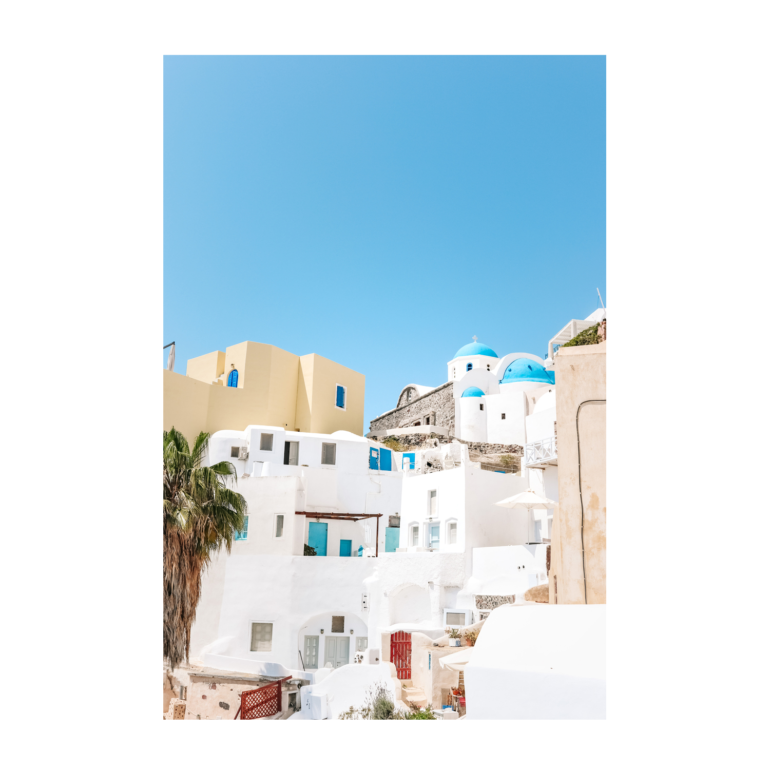 wall-art-print-canvas-poster-framed-Santorini Summer, Santorini, Greece , By Leggera Studio-1