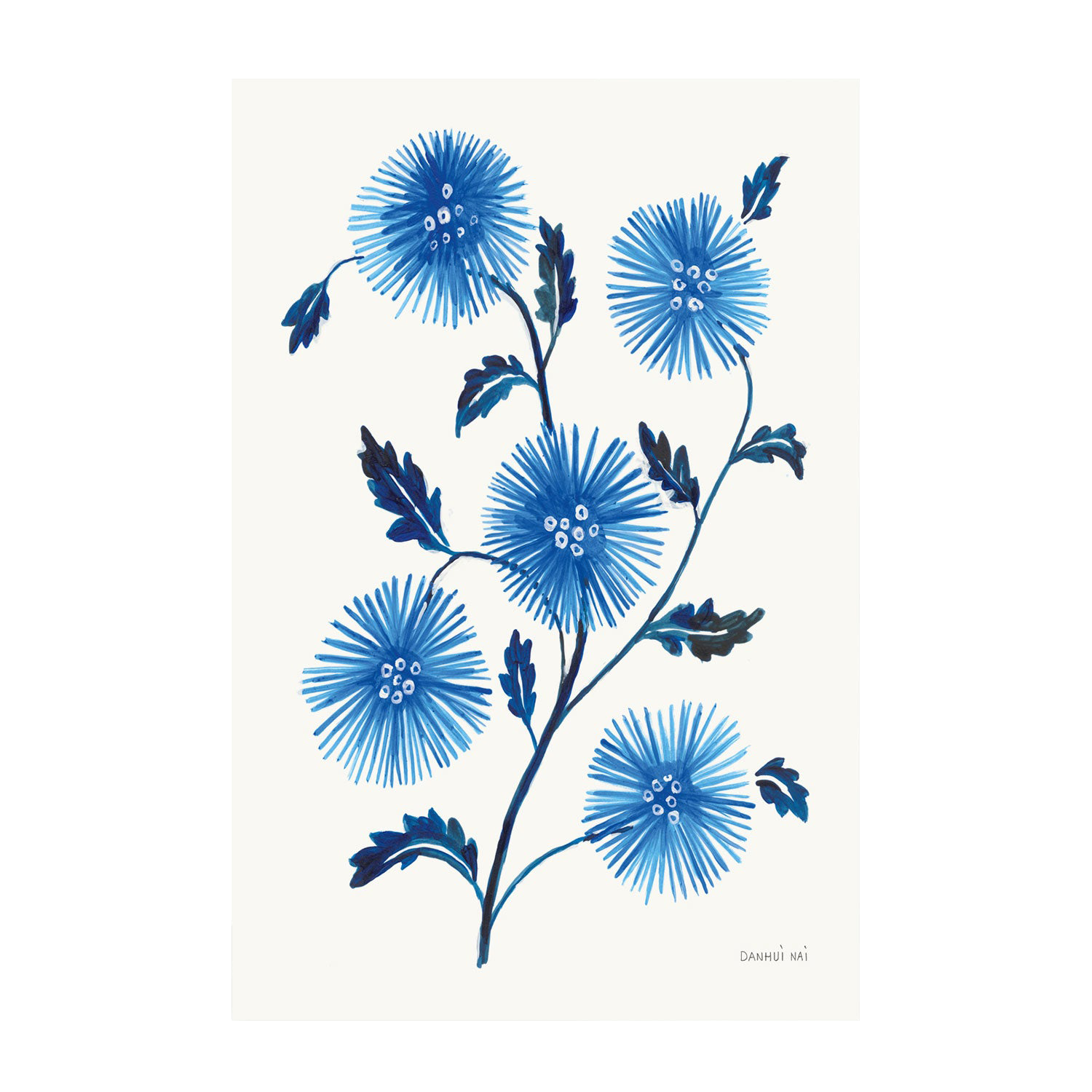 Saphire Blue Flowers, Style A