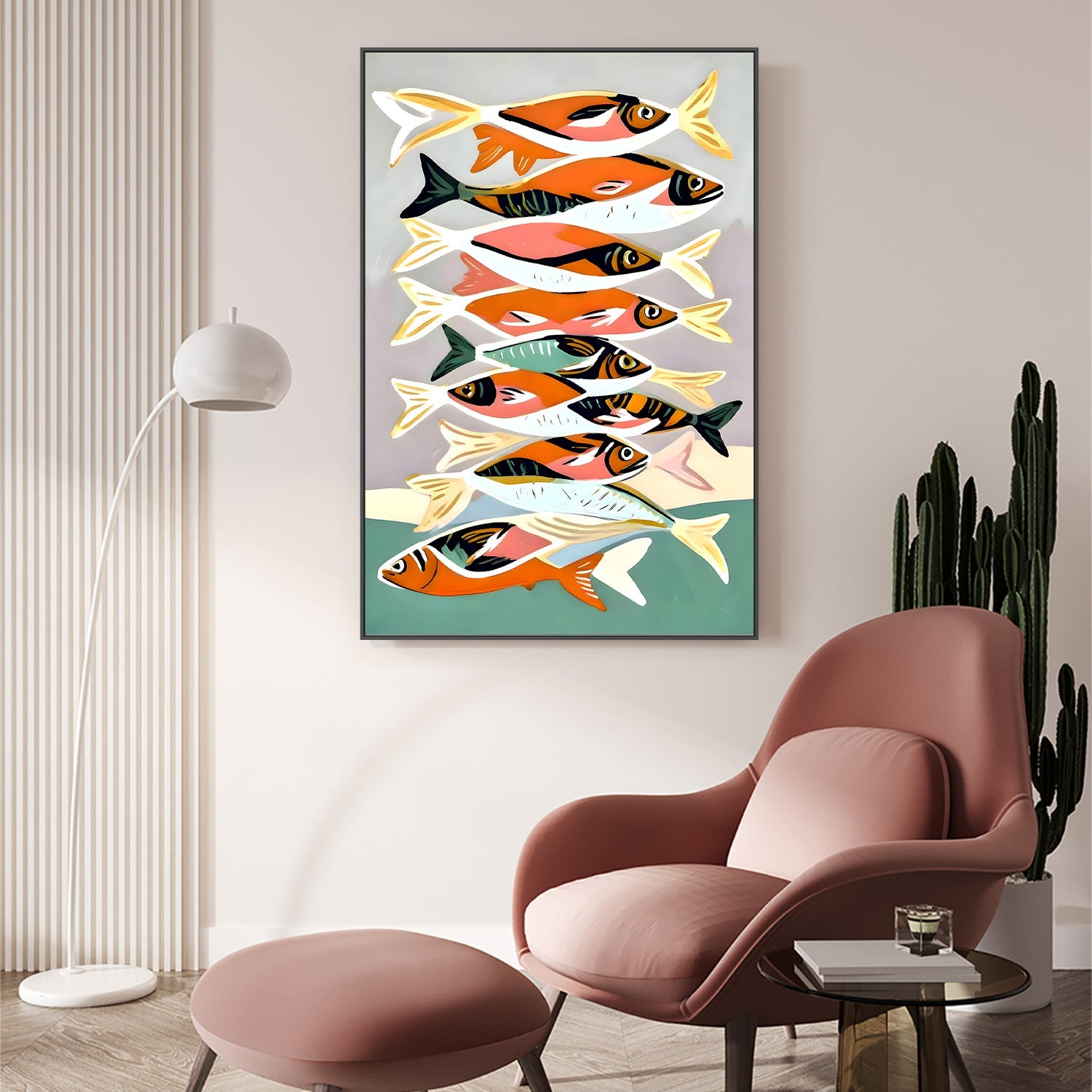 wall-art-print-canvas-poster-framed-Sardines, Style B-8