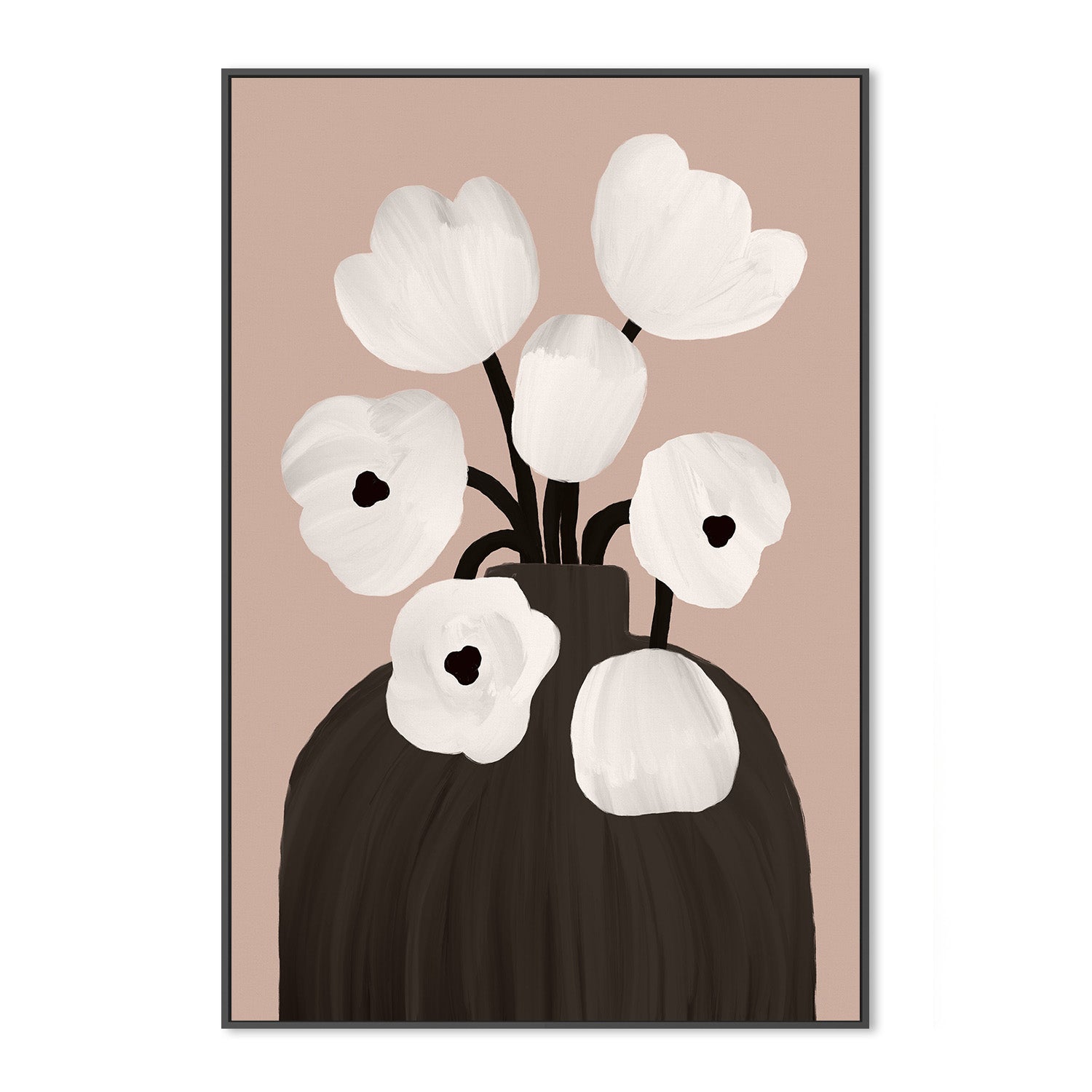 wall-art-print-canvas-poster-framed-Scandi Botanical, Style C-3
