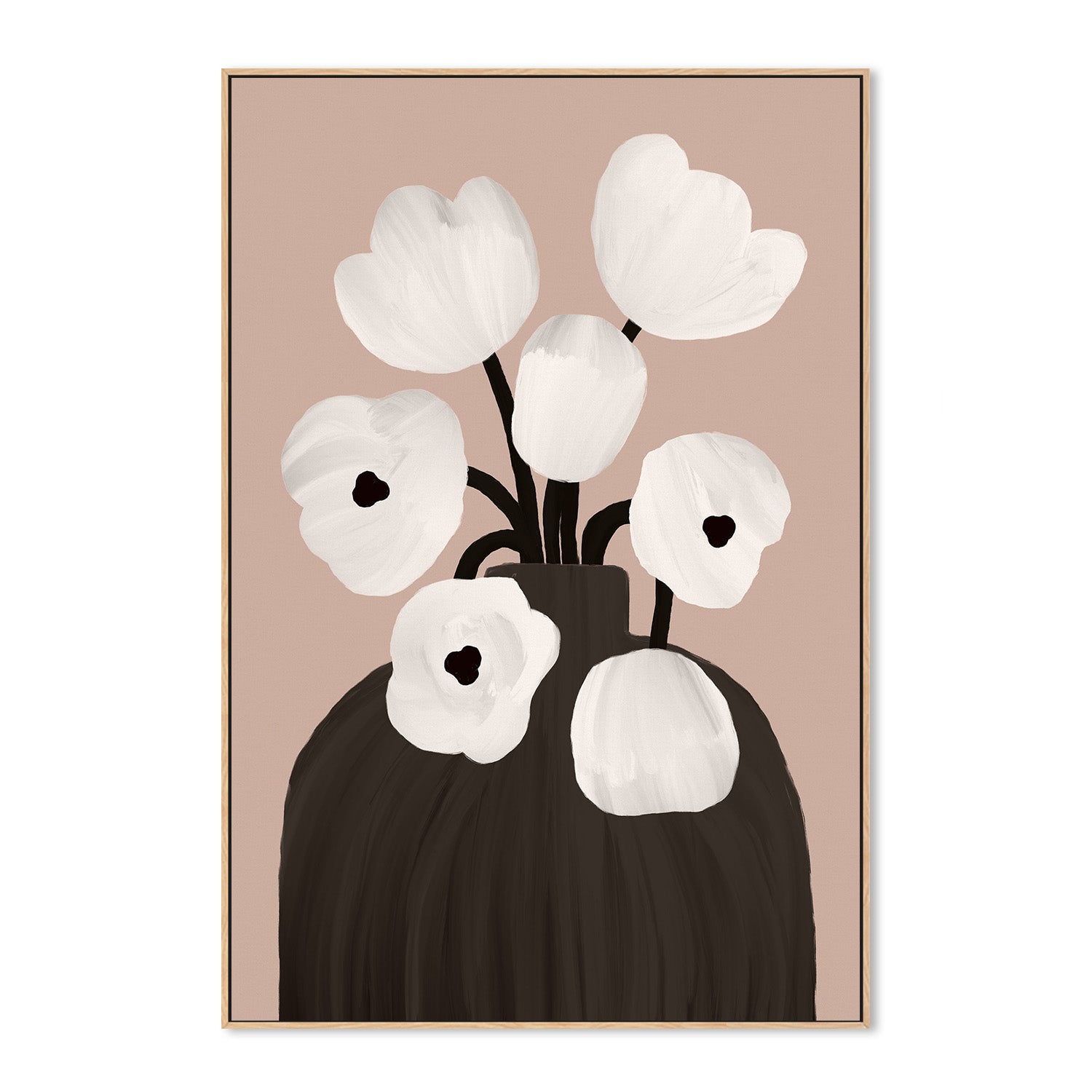 wall-art-print-canvas-poster-framed-Scandi Botanical, Style C-4
